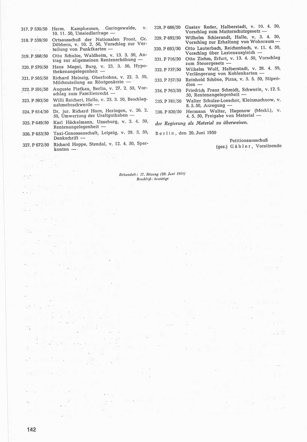 Provisorische Volkskammer (VK) der Deutschen Demokratischen Republik (DDR) 1949-1950, Dokument 744 (Prov. VK DDR 1949-1950, Dok. 744)