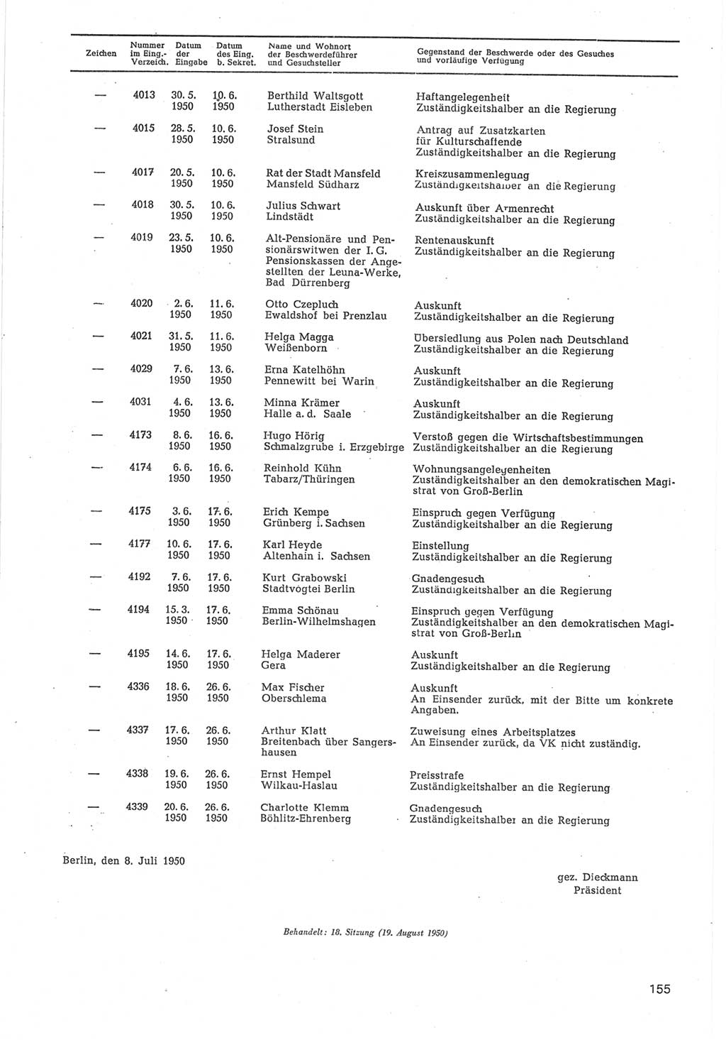 Provisorische Volkskammer (VK) der Deutschen Demokratischen Republik (DDR) 1949-1950, Dokument 757 (Prov. VK DDR 1949-1950, Dok. 757)
