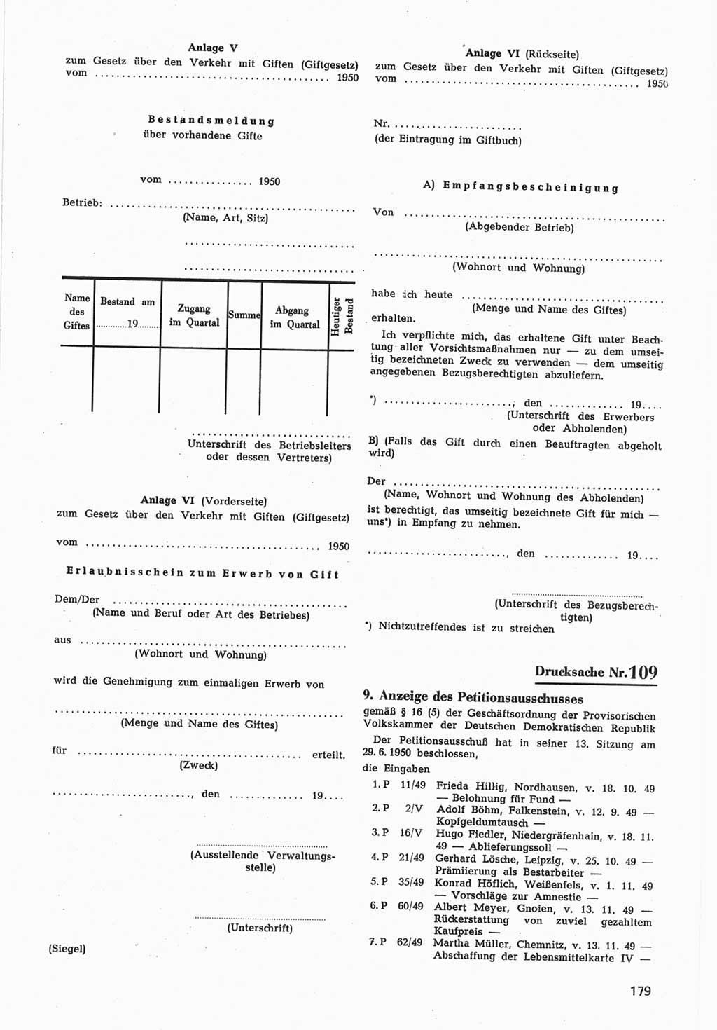 Provisorische Volkskammer (VK) der Deutschen Demokratischen Republik (DDR) 1949-1950, Dokument 781 (Prov. VK DDR 1949-1950, Dok. 781)