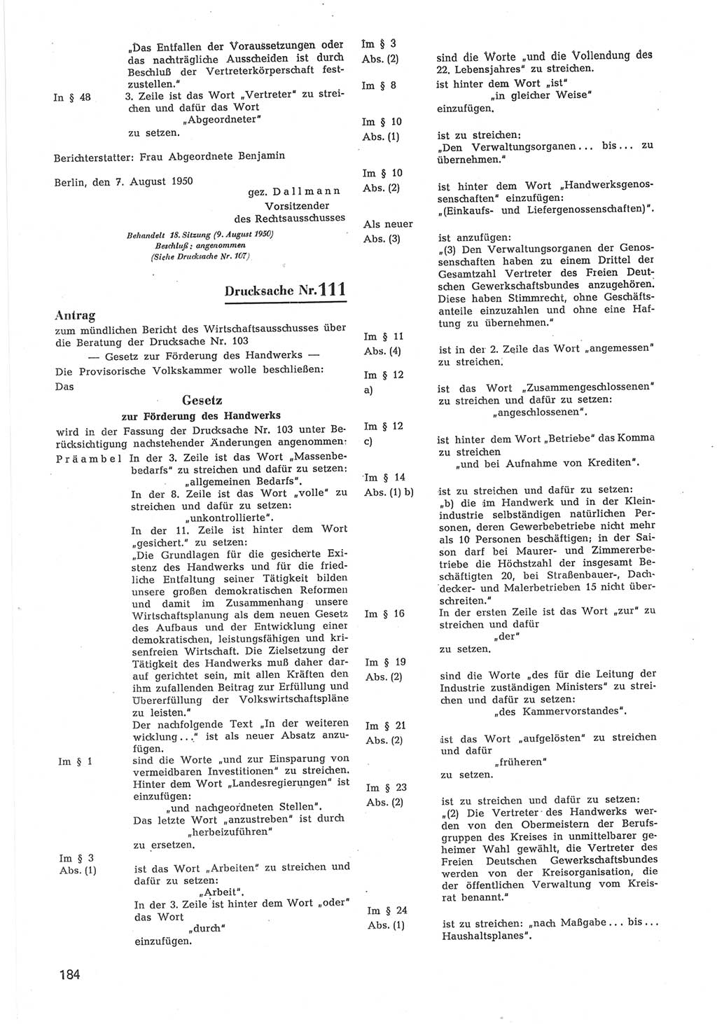 Provisorische Volkskammer (VK) der Deutschen Demokratischen Republik (DDR) 1949-1950, Dokument 786 (Prov. VK DDR 1949-1950, Dok. 786)