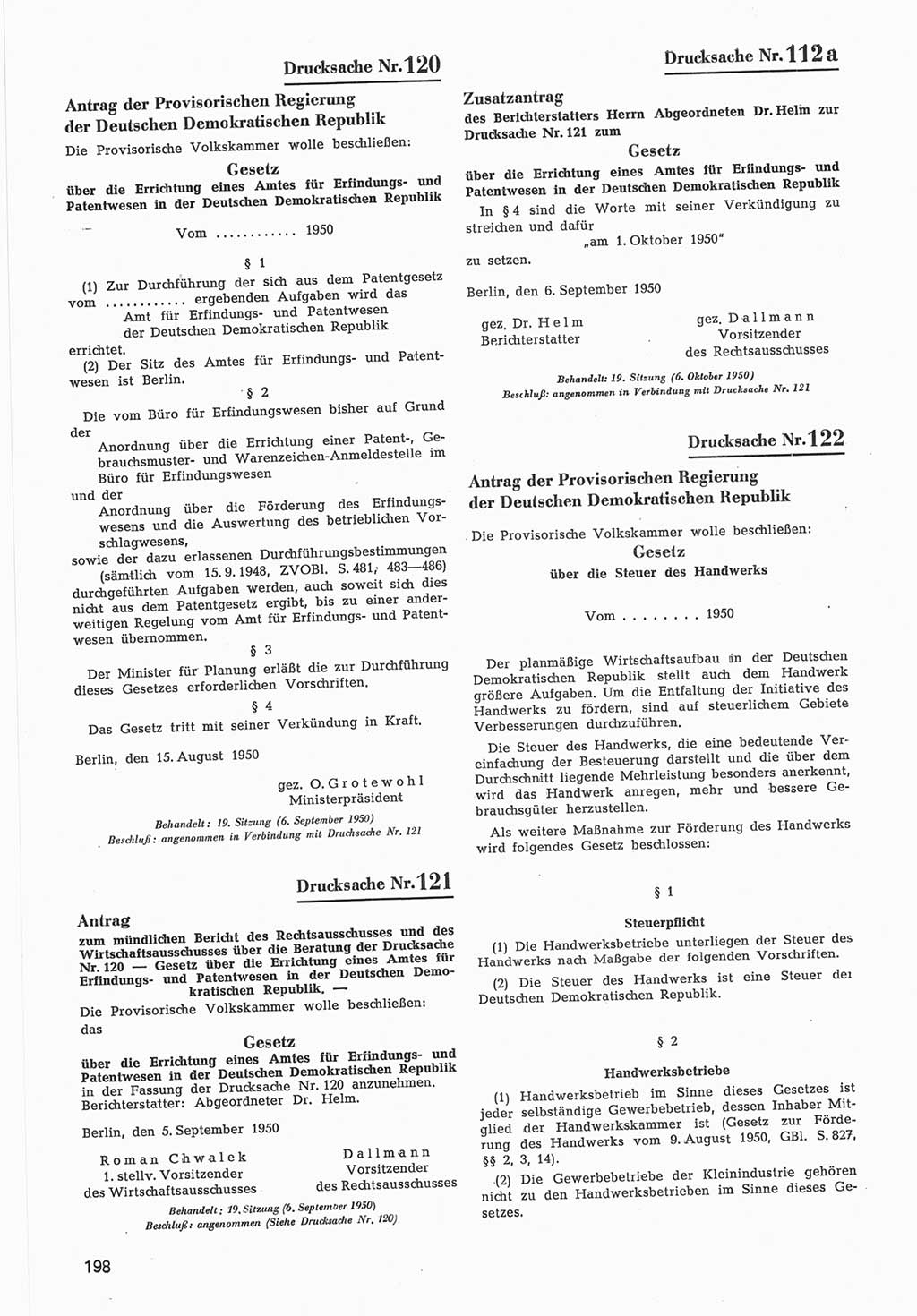Provisorische Volkskammer (VK) der Deutschen Demokratischen Republik (DDR) 1949-1950, Dokument 800 (Prov. VK DDR 1949-1950, Dok. 800)