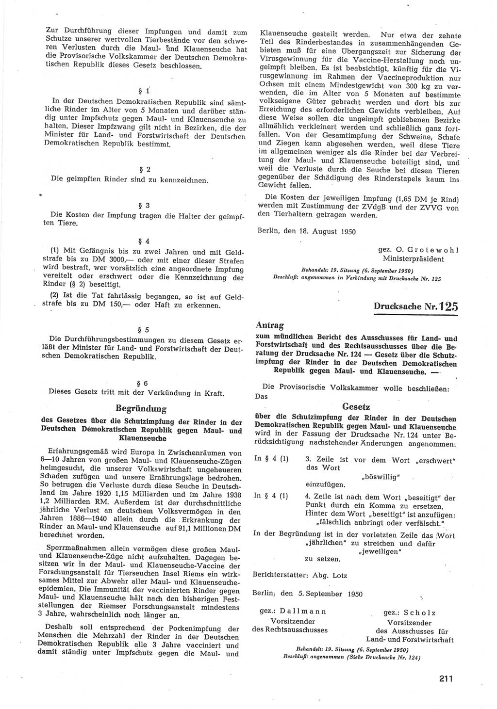 Provisorische Volkskammer (VK) der Deutschen Demokratischen Republik (DDR) 1949-1950, Dokument 813 (Prov. VK DDR 1949-1950, Dok. 813)