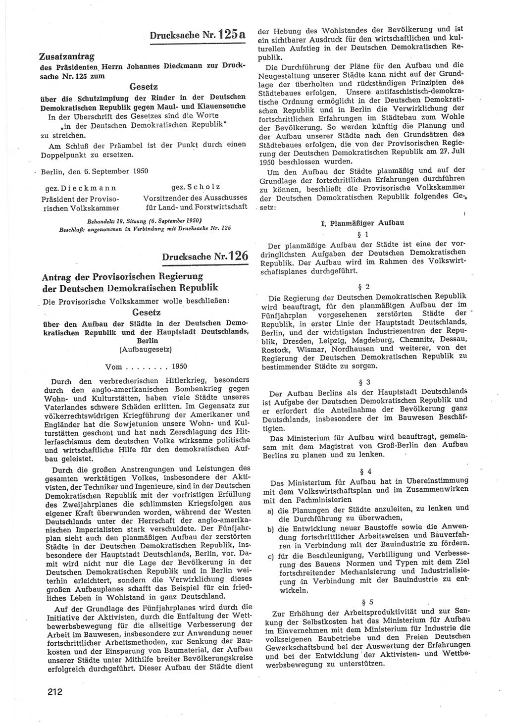 Provisorische Volkskammer (VK) der Deutschen Demokratischen Republik (DDR) 1949-1950, Dokument 814 (Prov. VK DDR 1949-1950, Dok. 814)