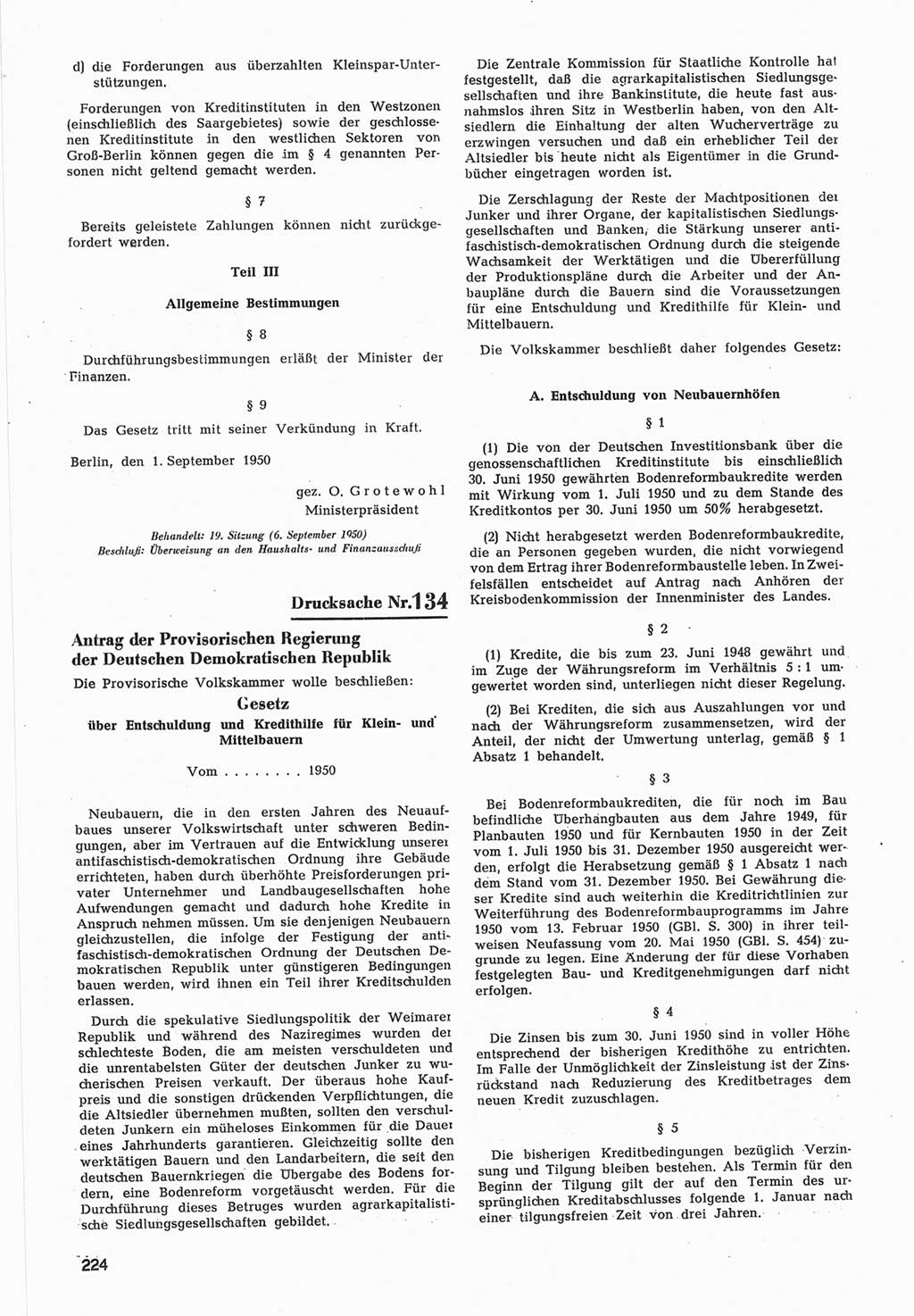 Provisorische Volkskammer (VK) der Deutschen Demokratischen Republik (DDR) 1949-1950, Dokument 826 (Prov. VK DDR 1949-1950, Dok. 826)