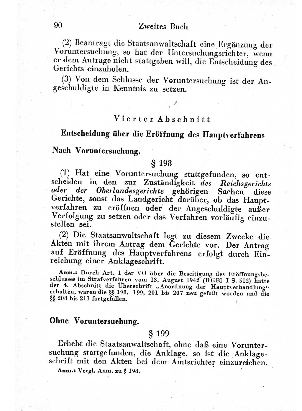 Strafprozeßordnung (StPO), Gerichtsverfassungsgesetz (GVG) und zahlreiche Nebengesetze der sowjetischen Besatzungszone (SBZ) in Deutschland 1949, Seite 90 (StPO GVG Ges. SBZ Dtl. 1949, S. 90)