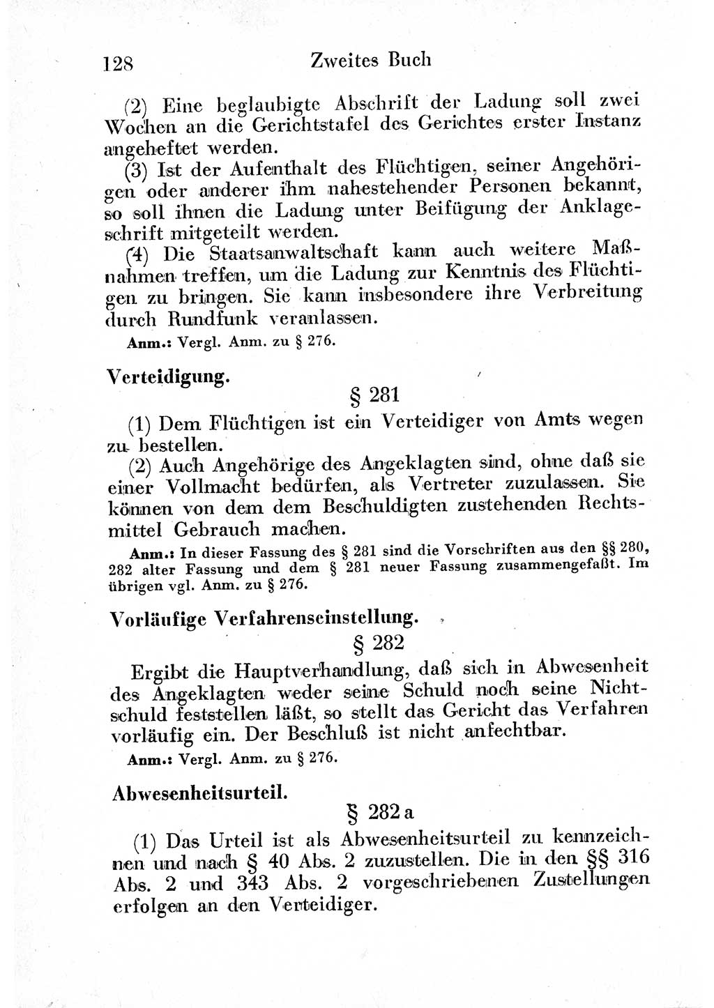 Strafprozeßordnung (StPO), Gerichtsverfassungsgesetz (GVG) und zahlreiche Nebengesetze der sowjetischen Besatzungszone (SBZ) in Deutschland 1949, Seite 128 (StPO GVG Ges. SBZ Dtl. 1949, S. 128)