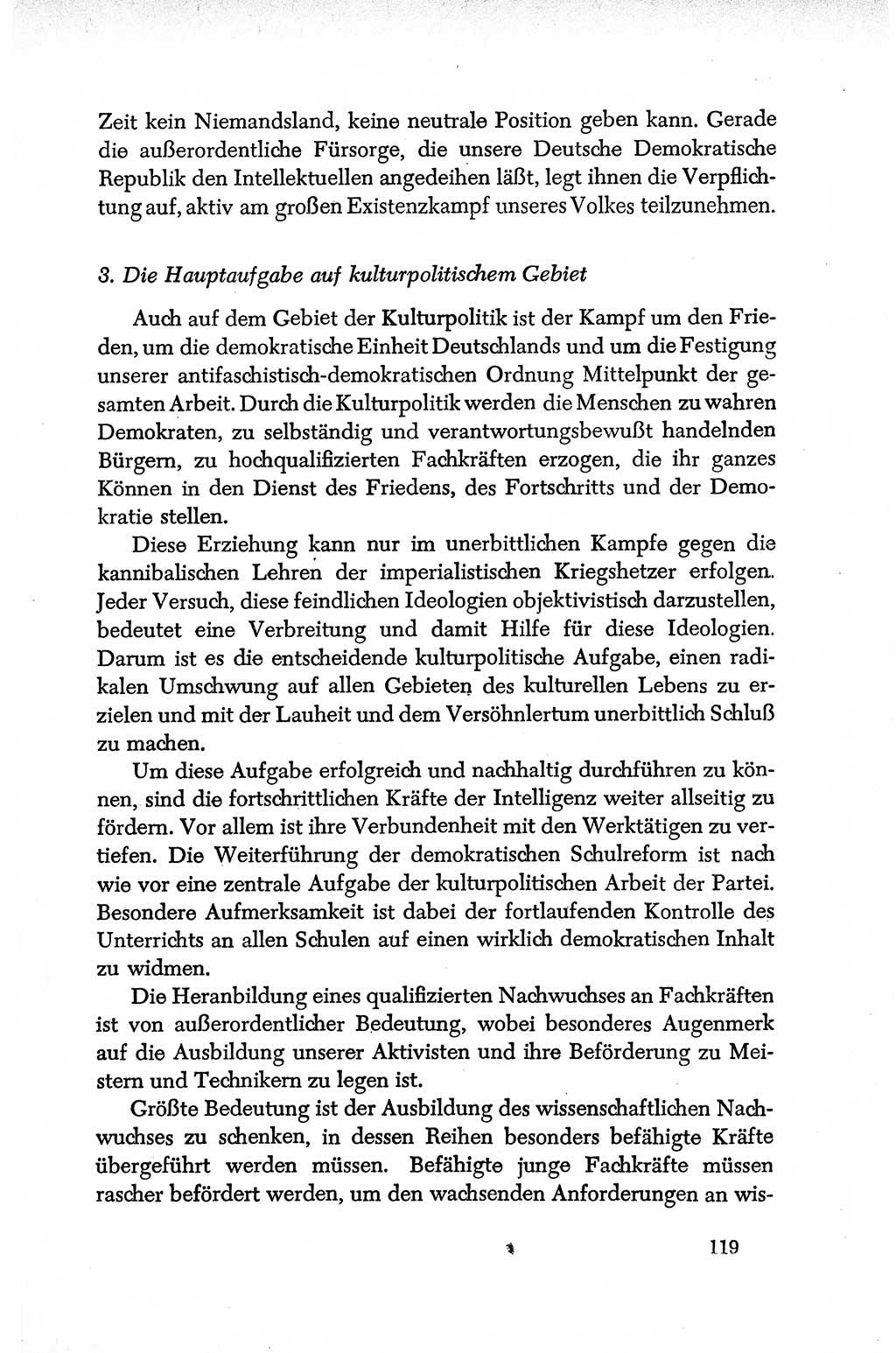 Dokumente der Sozialistischen Einheitspartei Deutschlands (SED) [Deutsche Demokratische Republik (DDR)] 1950-1952, Seite 119 (Dok. SED DDR 1950-1952, S. 119)
