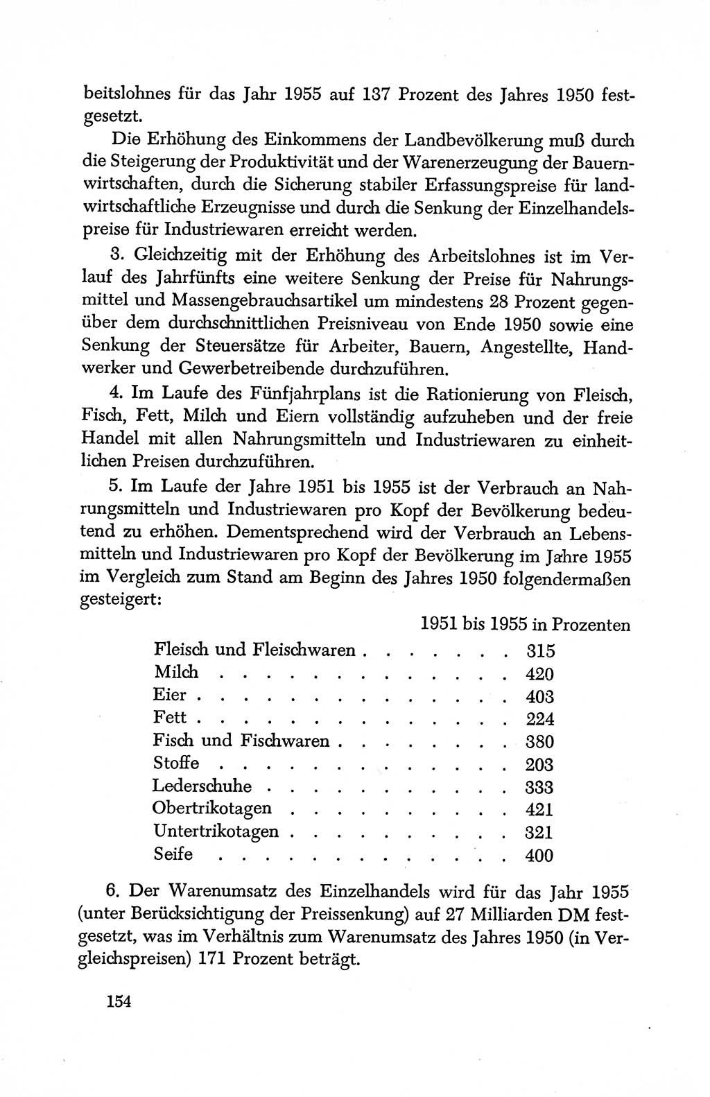 Dokumente der Sozialistischen Einheitspartei Deutschlands (SED) [Deutsche Demokratische Republik (DDR)] 1950-1952, Seite 154 (Dok. SED DDR 1950-1952, S. 154)