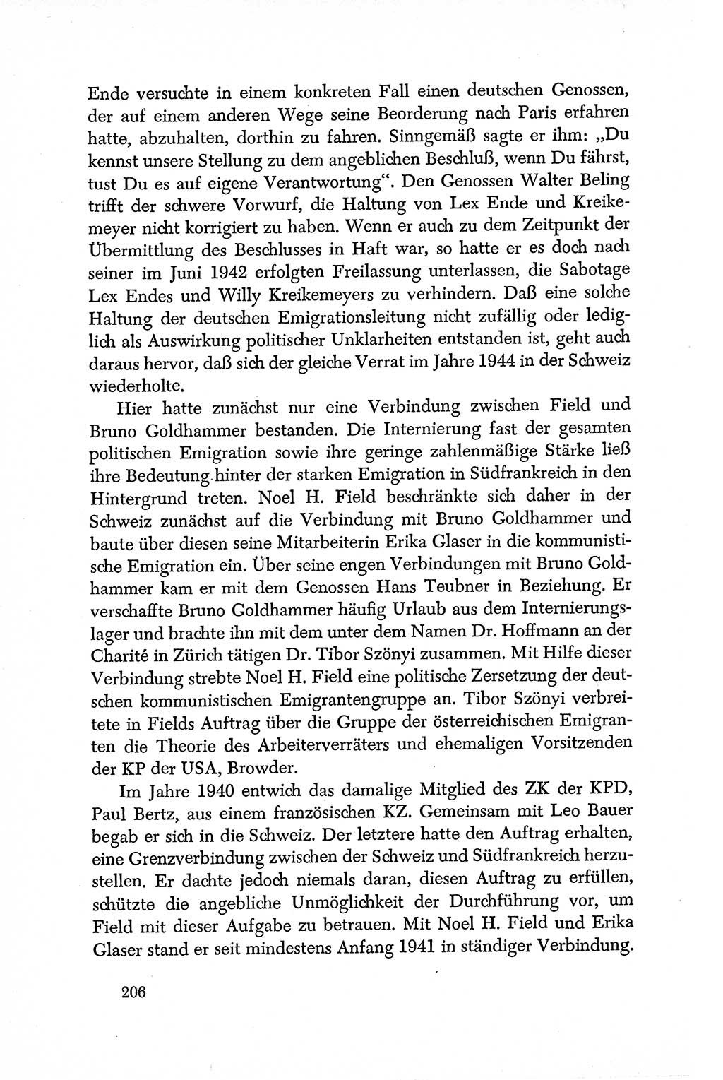 Dokumente der Sozialistischen Einheitspartei Deutschlands (SED) [Deutsche Demokratische Republik (DDR)] 1950-1952, Seite 206 (Dok. SED DDR 1950-1952, S. 206)