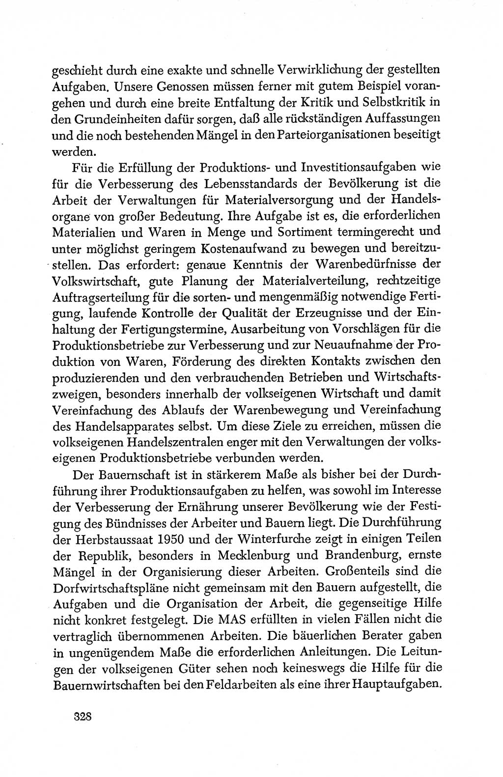 Dokumente der Sozialistischen Einheitspartei Deutschlands (SED) [Deutsche Demokratische Republik (DDR)] 1950-1952, Seite 328 (Dok. SED DDR 1950-1952, S. 328)