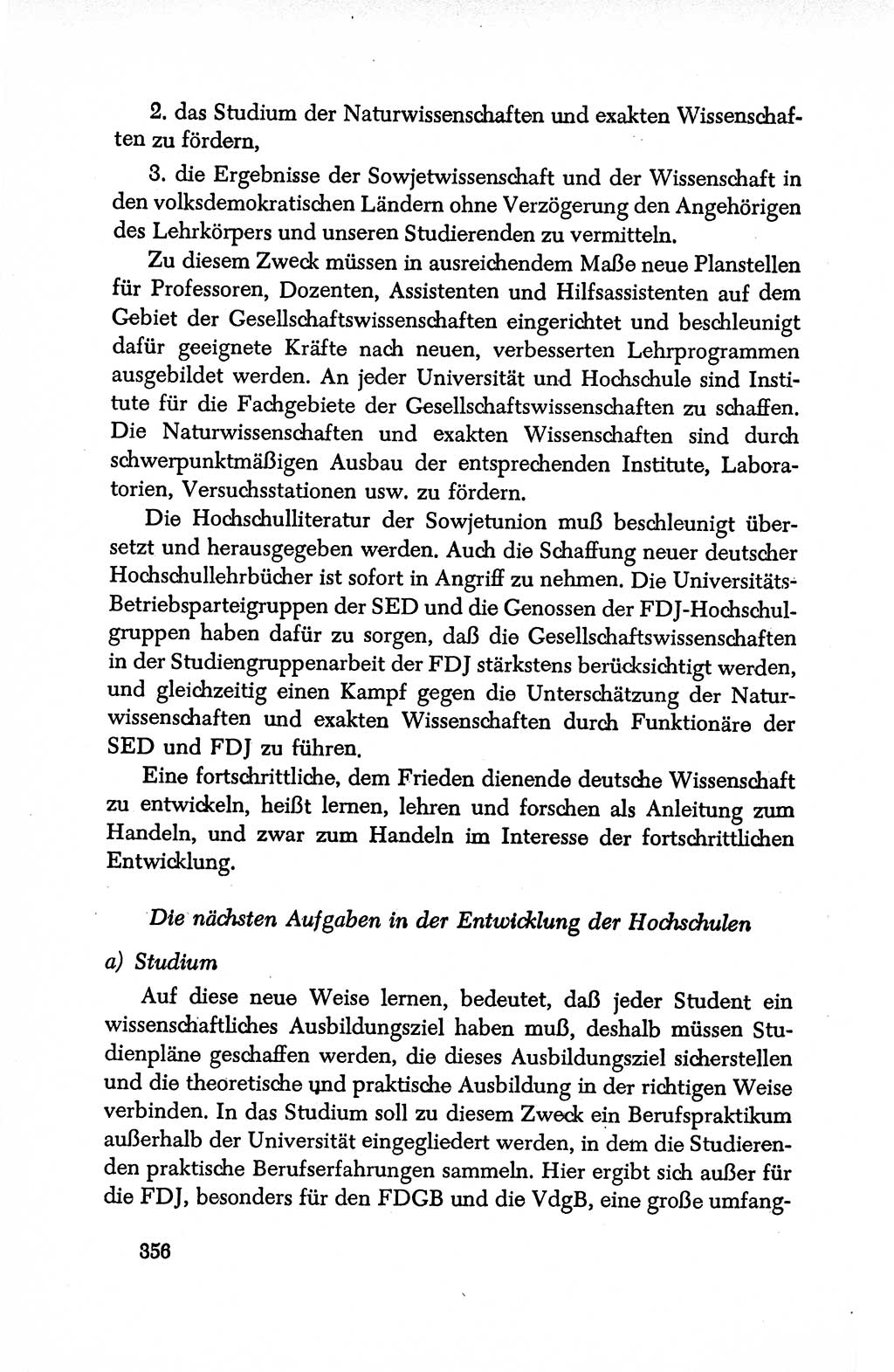 Dokumente der Sozialistischen Einheitspartei Deutschlands (SED) [Deutsche Demokratische Republik (DDR)] 1950-1952, Seite 356 (Dok. SED DDR 1950-1952, S. 356)