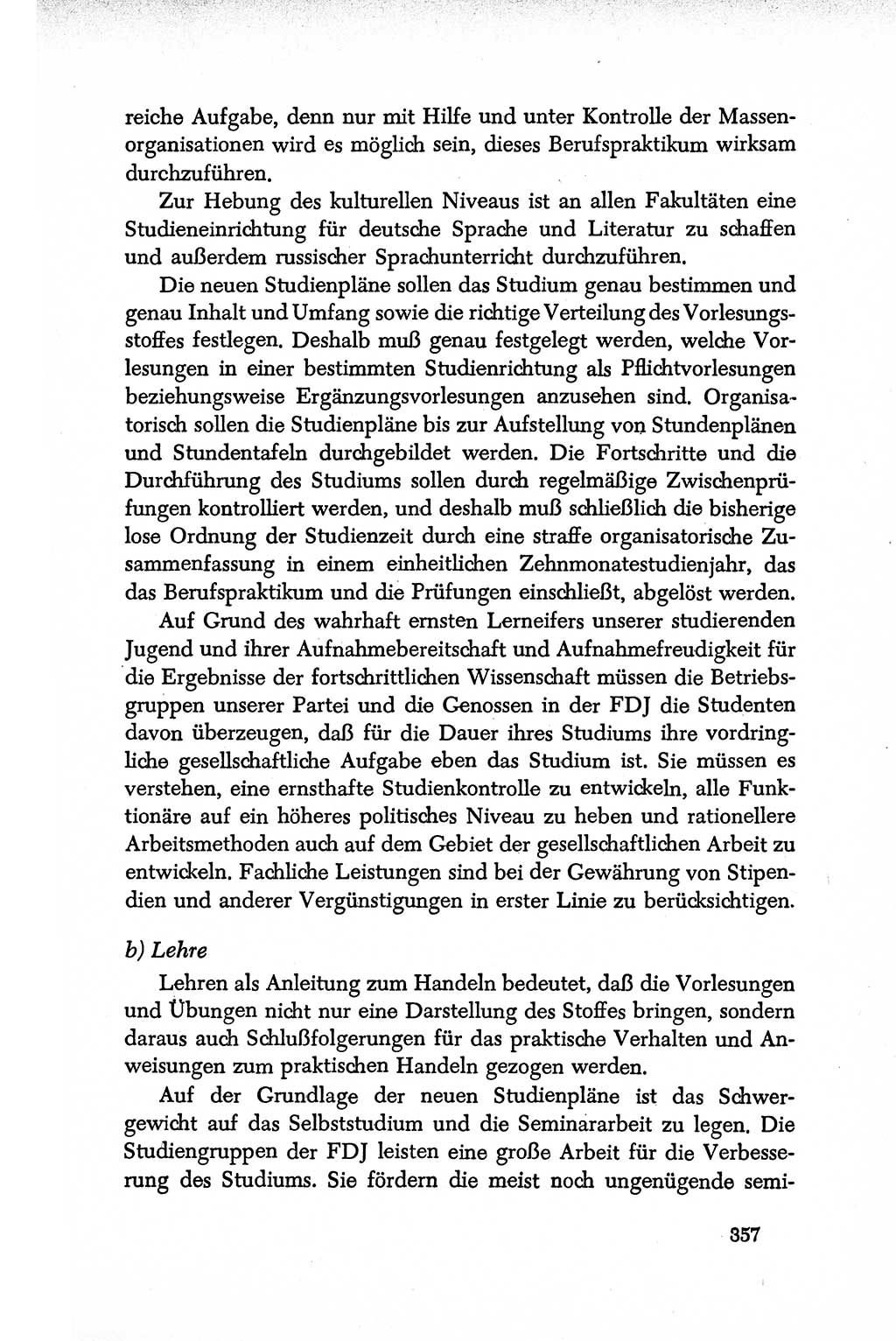 Dokumente der Sozialistischen Einheitspartei Deutschlands (SED) [Deutsche Demokratische Republik (DDR)] 1950-1952, Seite 357 (Dok. SED DDR 1950-1952, S. 357)