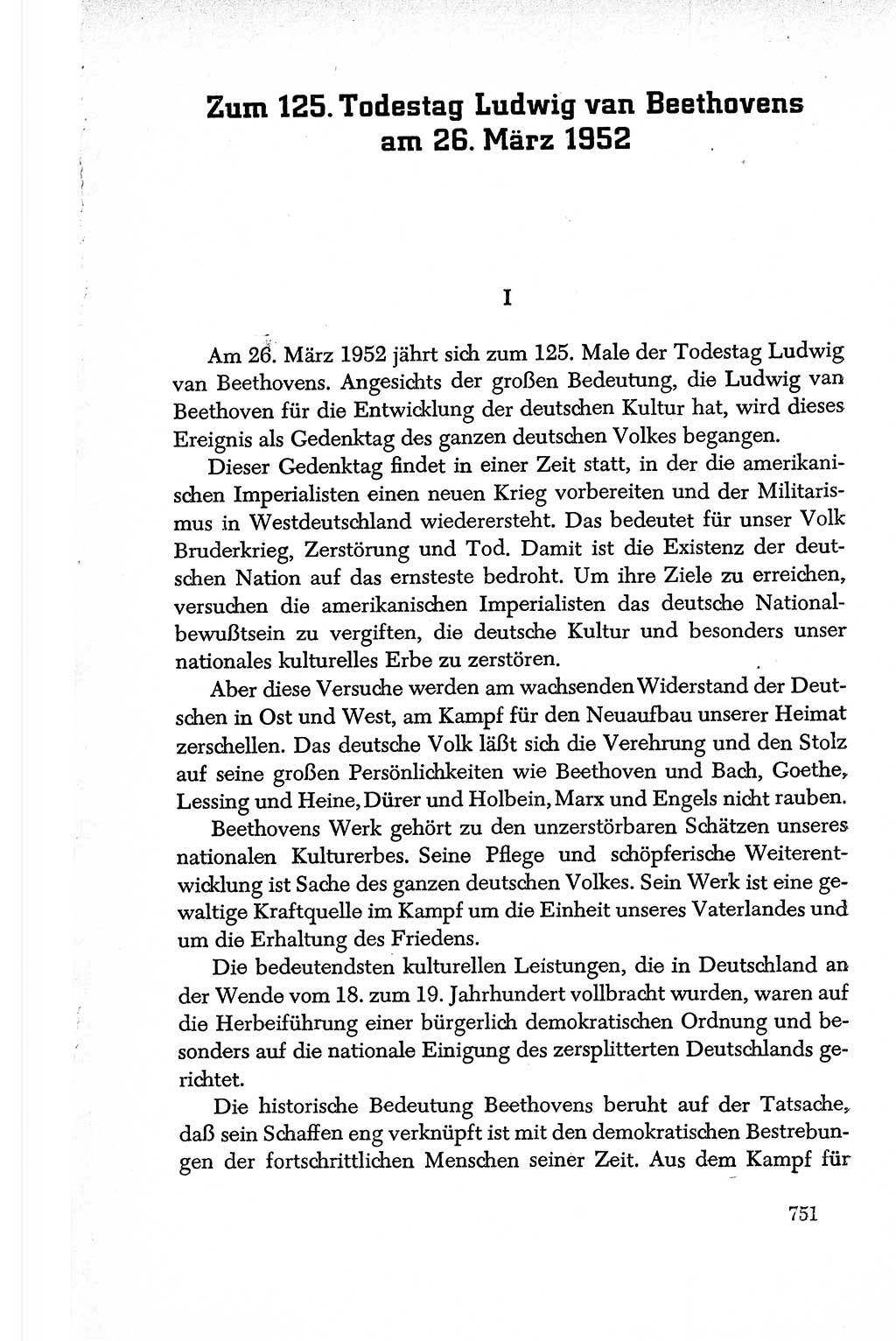 Dokumente der Sozialistischen Einheitspartei Deutschlands (SED) [Deutsche Demokratische Republik (DDR)] 1950-1952, Seite 751 (Dok. SED DDR 1950-1952, S. 751)