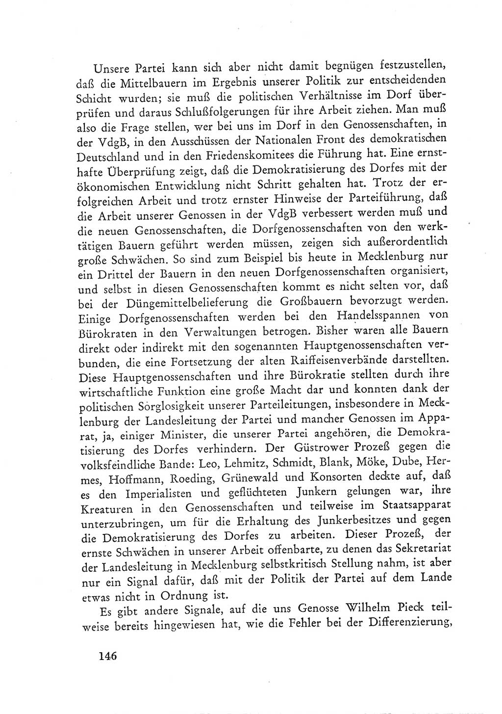 Protokoll der Verhandlungen des Ⅲ. Parteitages der Sozialistischen Einheitspartei Deutschlands (SED) [Deutsche Demokratische Republik (DDR)] 1950, Band 1, Seite 146 (Prot. Verh. Ⅲ. PT SED DDR 1950, Bd. 1, S. 146)