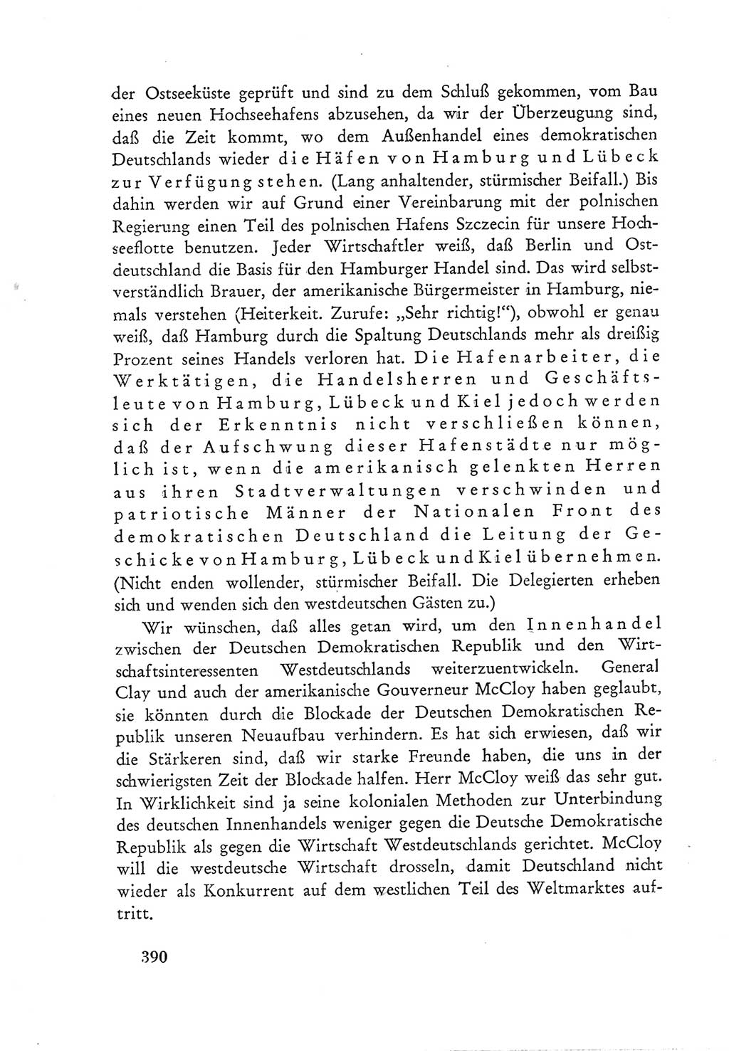 Protokoll der Verhandlungen des Ⅲ. Parteitages der Sozialistischen Einheitspartei Deutschlands (SED) [Deutsche Demokratische Republik (DDR)] 1950, Band 1, Seite 390 (Prot. Verh. Ⅲ. PT SED DDR 1950, Bd. 1, S. 390)