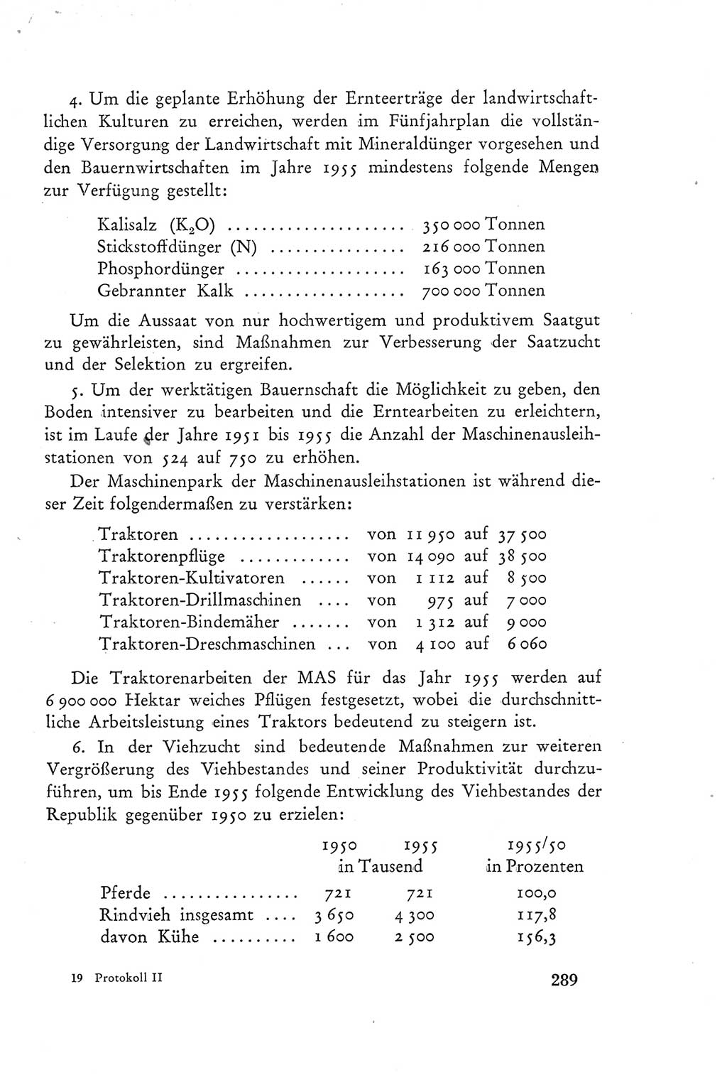 Protokoll der Verhandlungen des Ⅲ. Parteitages der Sozialistischen Einheitspartei Deutschlands (SED) [Deutsche Demokratische Republik (DDR)] 1950, Band 2, Seite 289 (Prot. Verh. Ⅲ. PT SED DDR 1950, Bd. 2, S. 289)