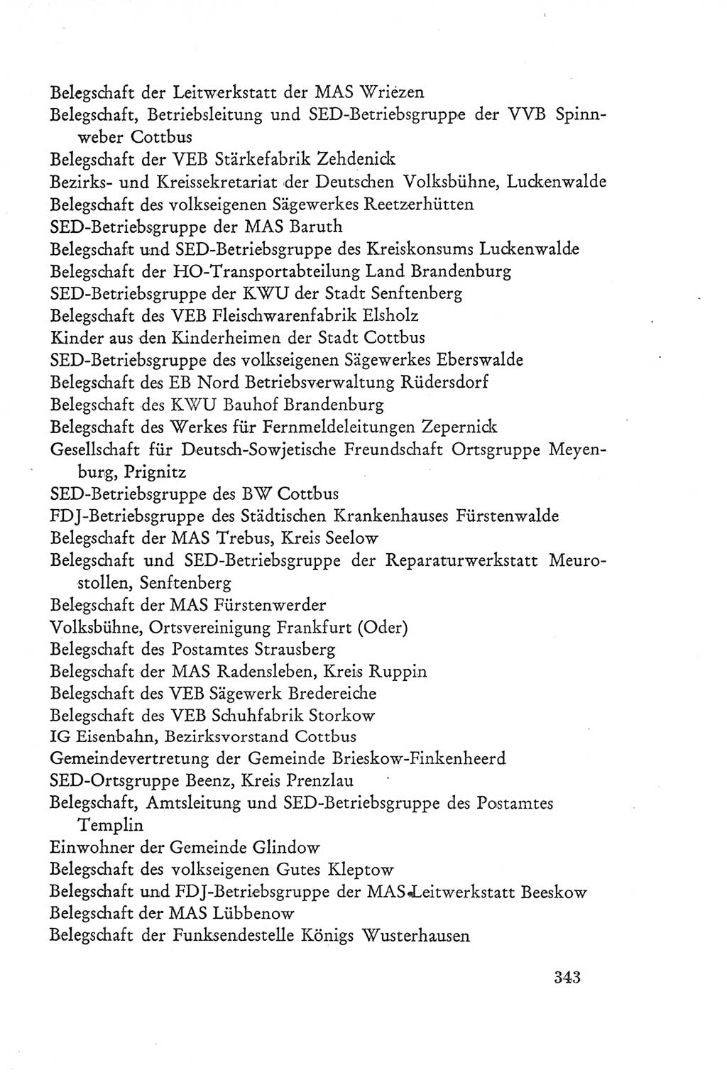Protokoll der Verhandlungen des Ⅲ. Parteitages der Sozialistischen Einheitspartei Deutschlands (SED) [Deutsche Demokratische Republik (DDR)] 1950, Band 2, Seite 343 (Prot. Verh. Ⅲ. PT SED DDR 1950, Bd. 2, S. 343)