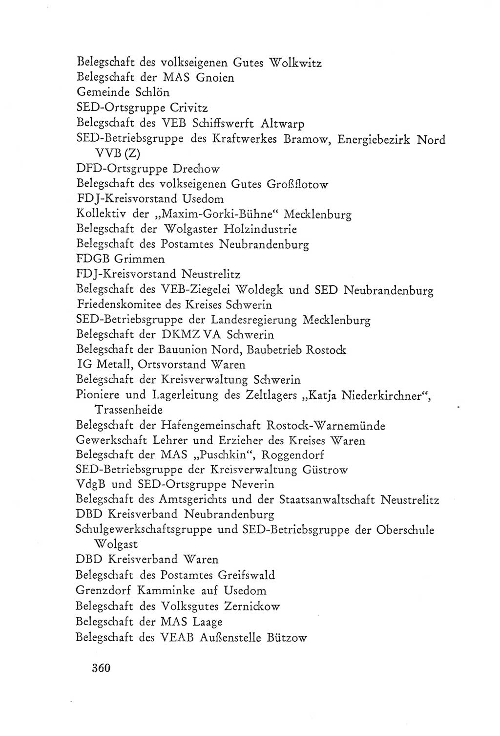 Protokoll der Verhandlungen des Ⅲ. Parteitages der Sozialistischen Einheitspartei Deutschlands (SED) [Deutsche Demokratische Republik (DDR)] 1950, Band 2, Seite 360 (Prot. Verh. Ⅲ. PT SED DDR 1950, Bd. 2, S. 360)