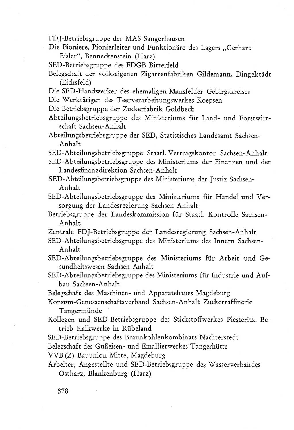 Protokoll der Verhandlungen des Ⅲ. Parteitages der Sozialistischen Einheitspartei Deutschlands (SED) [Deutsche Demokratische Republik (DDR)] 1950, Band 2, Seite 378 (Prot. Verh. Ⅲ. PT SED DDR 1950, Bd. 2, S. 378)