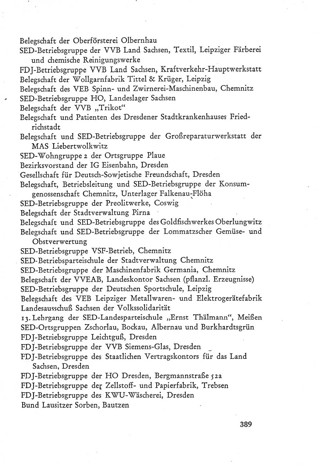 Protokoll der Verhandlungen des Ⅲ. Parteitages der Sozialistischen Einheitspartei Deutschlands (SED) [Deutsche Demokratische Republik (DDR)] 1950, Band 2, Seite 389 (Prot. Verh. Ⅲ. PT SED DDR 1950, Bd. 2, S. 389)