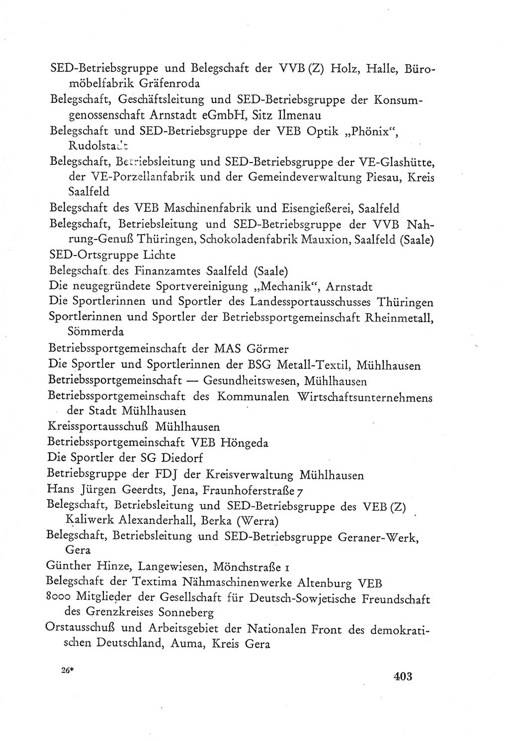 Protokoll der Verhandlungen des Ⅲ. Parteitages der Sozialistischen Einheitspartei Deutschlands (SED) [Deutsche Demokratische Republik (DDR)] 1950, Band 2, Seite 403 (Prot. Verh. Ⅲ. PT SED DDR 1950, Bd. 2, S. 403)