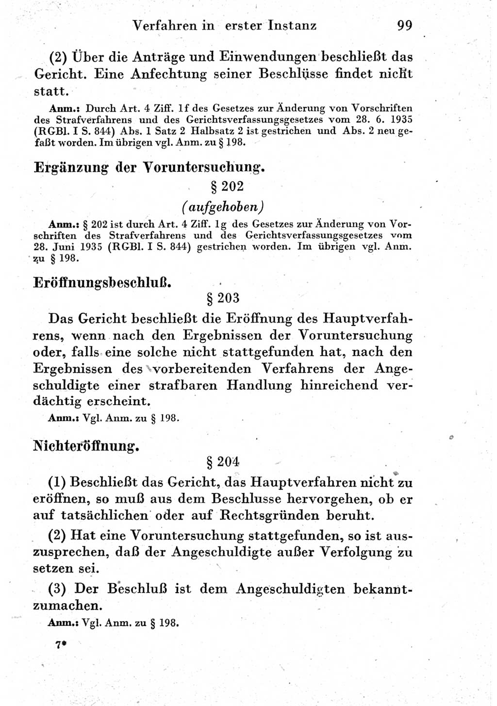Strafprozeßordnung (StPO), Gerichtsverfassungsgesetz (GVG) und zahlreiche Nebengesetze der Deutschen Demokratischen Republik (DDR) 1950, Seite 99 (StPO GVG Ges. DDR 1950, S. 99)