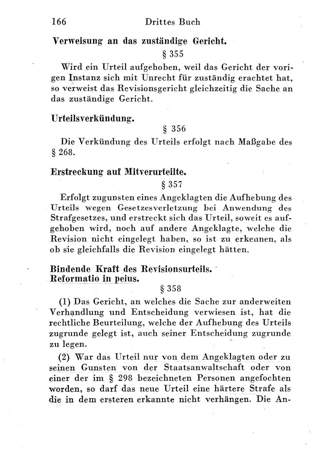 Strafprozeßordnung (StPO), Gerichtsverfassungsgesetz (GVG) und zahlreiche Nebengesetze der Deutschen Demokratischen Republik (DDR) 1950, Seite 166 (StPO GVG Ges. DDR 1950, S. 166)