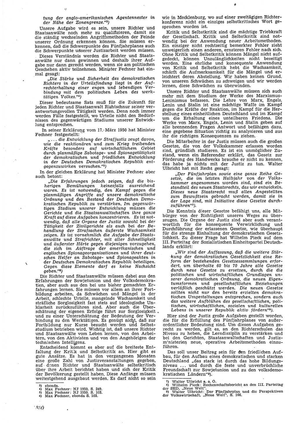 Neue Justiz (NJ), Zeitschrift für Recht und Rechtswissenschaft [Deutsche Demokratische Republik (DDR)], 4. Jahrgang 1950, Seite 330 (NJ DDR 1950, S. 330)