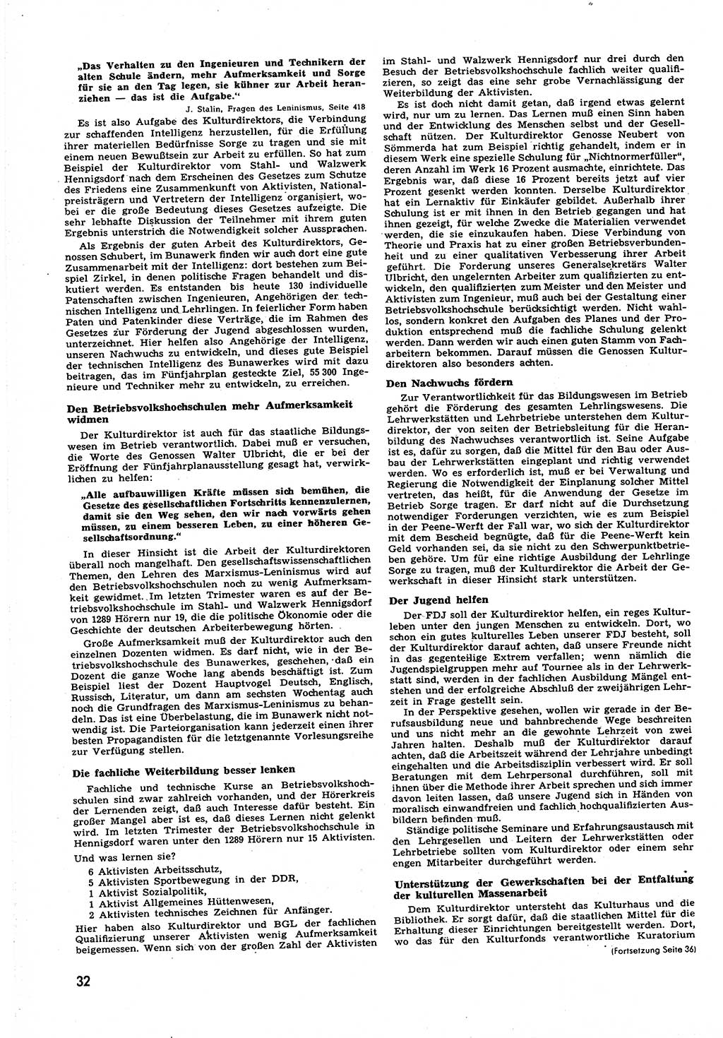 Neuer Weg (NW), Halbmonatsschrift für aktuelle Fragen der Arbeiterbewegung [Zentralkomitee (ZK) Sozialistische Einheitspartei Deutschlands (SED)], 6. Jahrgang [Deutsche Demokratische Republik (DDR)] 1951, Heft 5/32 (NW ZK SED DDR 1951, H. 5/32)