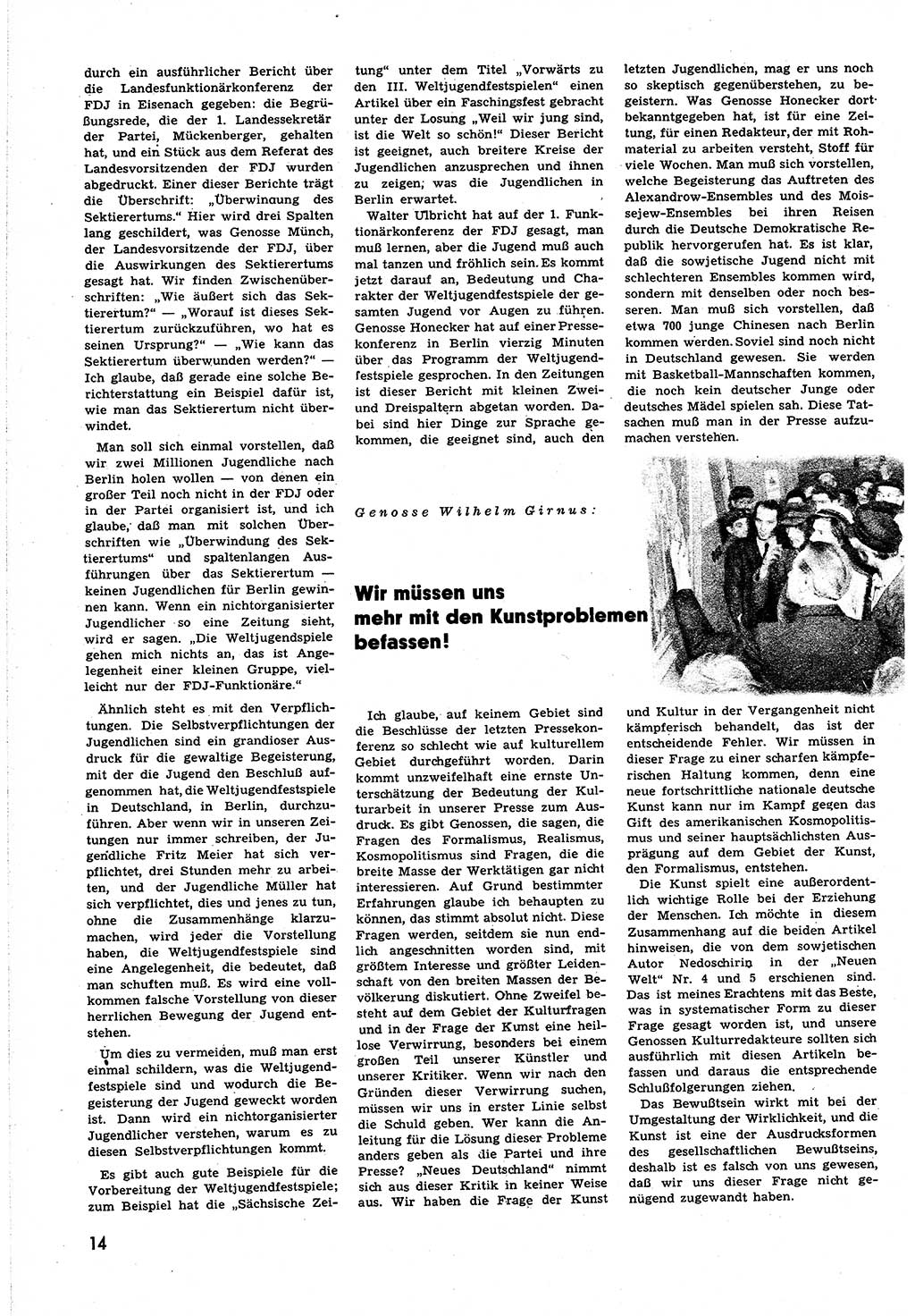 Neuer Weg (NW), Halbmonatsschrift für aktuelle Fragen der Arbeiterbewegung [Zentralkomitee (ZK) Sozialistische Einheitspartei Deutschlands (SED)], 6. Jahrgang [Deutsche Demokratische Republik (DDR)] 1951, Heft 6/14 (NW ZK SED DDR 1951, H. 6/14)