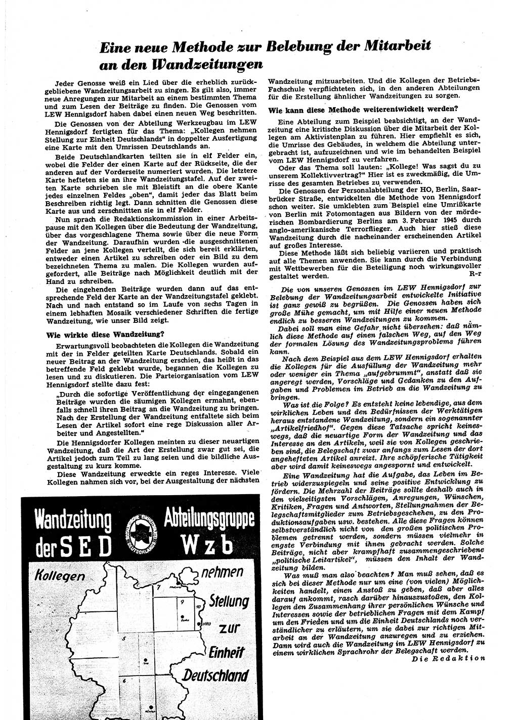 Neuer Weg (NW), Halbmonatsschrift für aktuelle Fragen der Arbeiterbewegung [Zentralkomitee (ZK) Sozialistische Einheitspartei Deutschlands (SED)], 6. Jahrgang [Deutsche Demokratische Republik (DDR)] 1951, Heft 6/28 (NW ZK SED DDR 1951, H. 6/28)