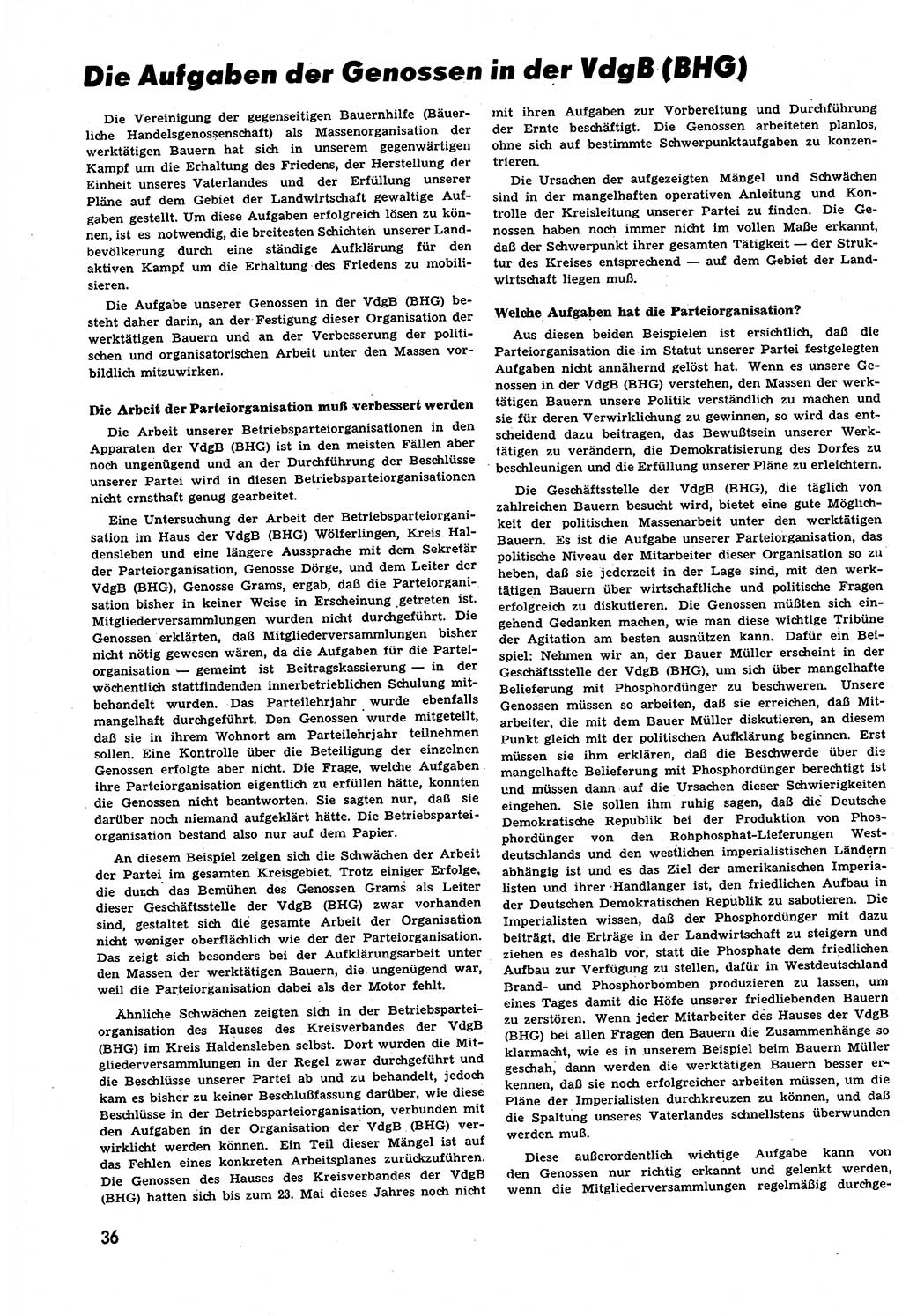 Neuer Weg (NW), Halbmonatsschrift für aktuelle Fragen der Arbeiterbewegung [Zentralkomitee (ZK) Sozialistische Einheitspartei Deutschlands (SED)], 6. Jahrgang [Deutsche Demokratische Republik (DDR)] 1951, Heft 11/36 (NW ZK SED DDR 1951, H. 11/36)