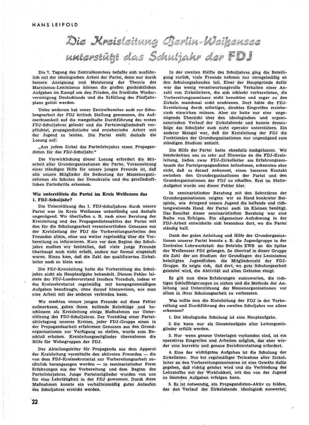 Neuer Weg (NW), Halbmonatsschrift für aktuelle Fragen der Arbeiterbewegung [Zentralkomitee (ZK) Sozialistische Einheitspartei Deutschlands (SED)], 6. Jahrgang [Deutsche Demokratische Republik (DDR)] 1951, Heft 23/22 (NW ZK SED DDR 1951, H. 23/22)