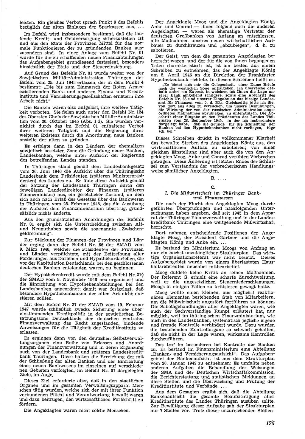 Neue Justiz (NJ), Zeitschrift für Recht und Rechtswissenschaft [Deutsche Demokratische Republik (DDR)], 5. Jahrgang 1951, Seite 175 (NJ DDR 1951, S. 175)