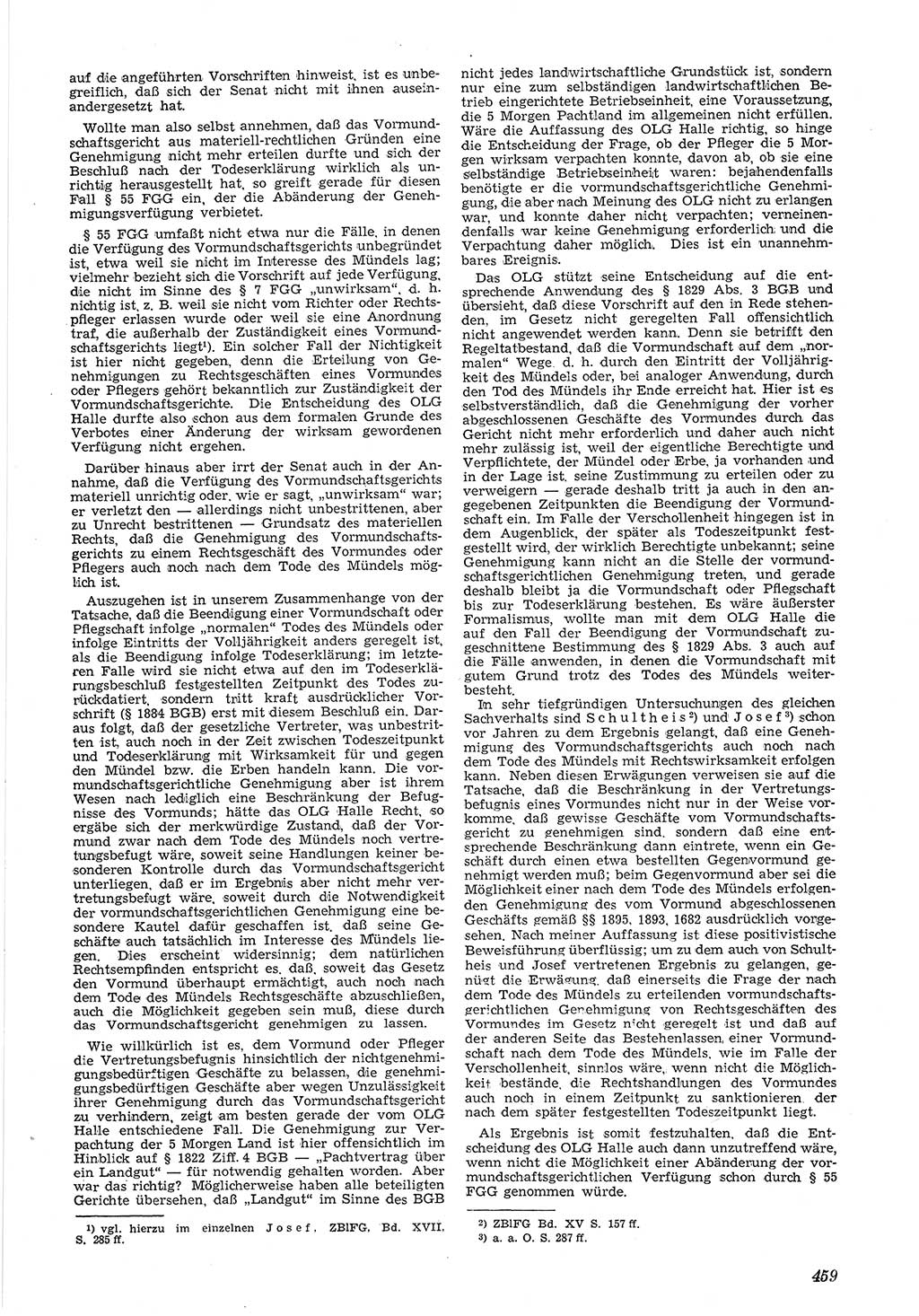 Neue Justiz (NJ), Zeitschrift für Recht und Rechtswissenschaft [Deutsche Demokratische Republik (DDR)], 5. Jahrgang 1951, Seite 459 (NJ DDR 1951, S. 459)