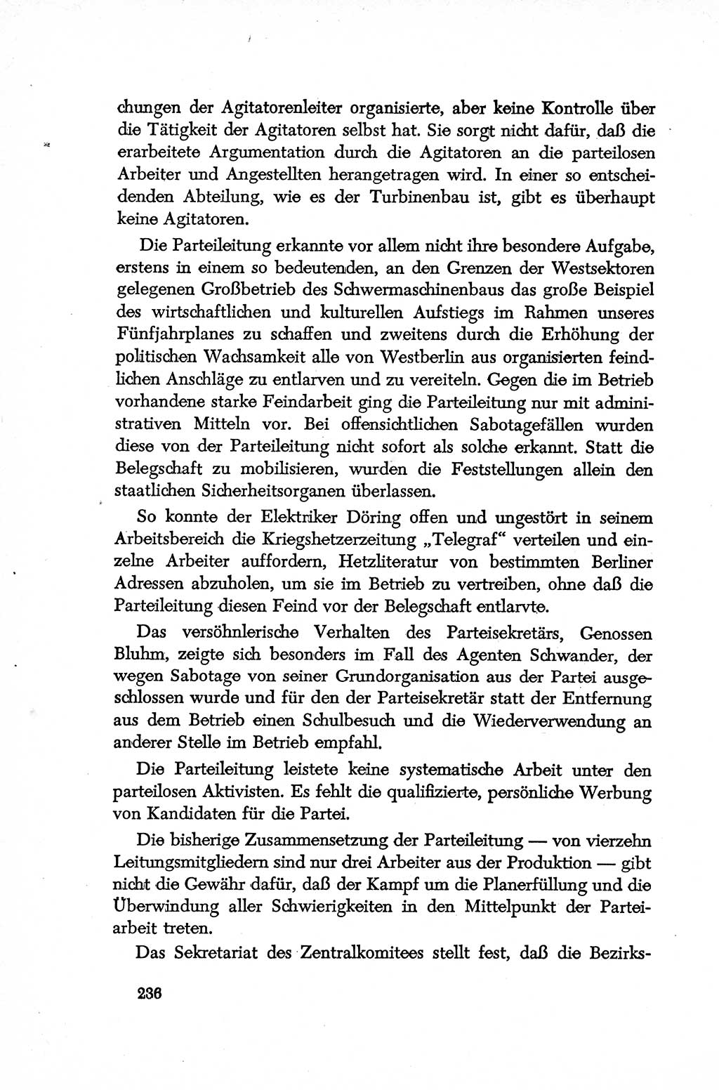 Dokumente der Sozialistischen Einheitspartei Deutschlands (SED) [Deutsche Demokratische Republik (DDR)] 1952-1953, Seite 236 (Dok. SED DDR 1952-1953, S. 236)