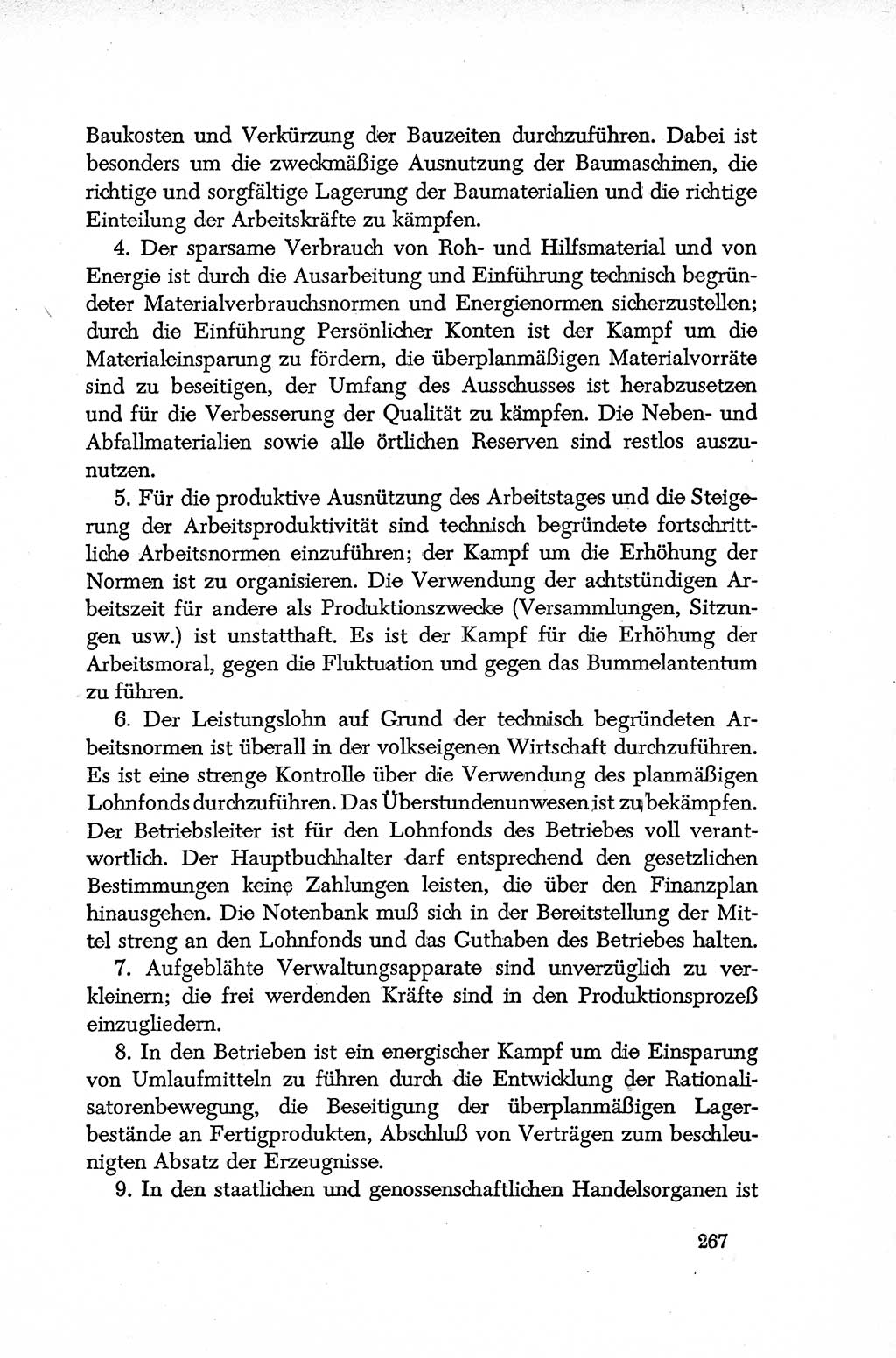Dokumente der Sozialistischen Einheitspartei Deutschlands (SED) [Deutsche Demokratische Republik (DDR)] 1952-1953, Seite 267 (Dok. SED DDR 1952-1953, S. 267)