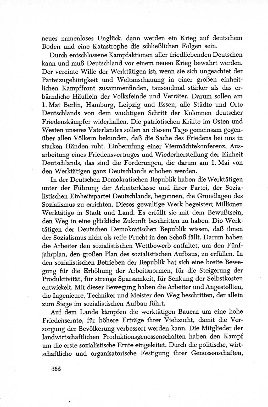 Dokumente der Sozialistischen Einheitspartei Deutschlands (SED) [Deutsche Demokratische Republik (DDR)] 1952-1953, Seite 362 (Dok. SED DDR 1952-1953, S. 362)