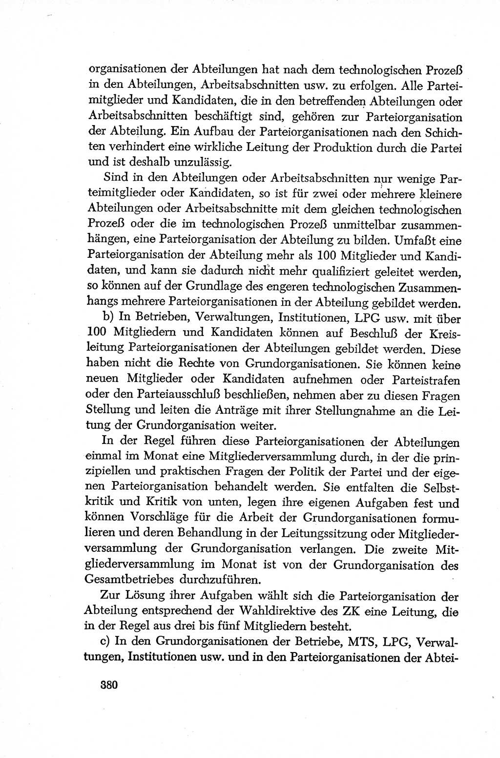 Dokumente der Sozialistischen Einheitspartei Deutschlands (SED) [Deutsche Demokratische Republik (DDR)] 1952-1953, Seite 380 (Dok. SED DDR 1952-1953, S. 380)