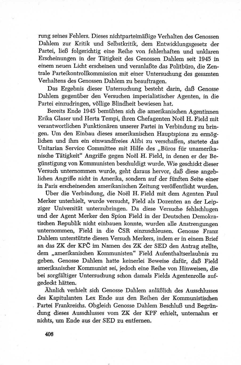 Dokumente der Sozialistischen Einheitspartei Deutschlands (SED) [Deutsche Demokratische Republik (DDR)] 1952-1953, Seite 406 (Dok. SED DDR 1952-1953, S. 406)