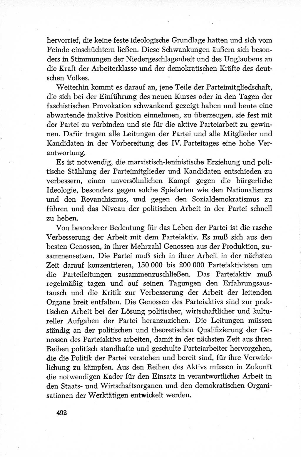 Dokumente der Sozialistischen Einheitspartei Deutschlands (SED) [Deutsche Demokratische Republik (DDR)] 1952-1953, Seite 492 (Dok. SED DDR 1952-1953, S. 492)