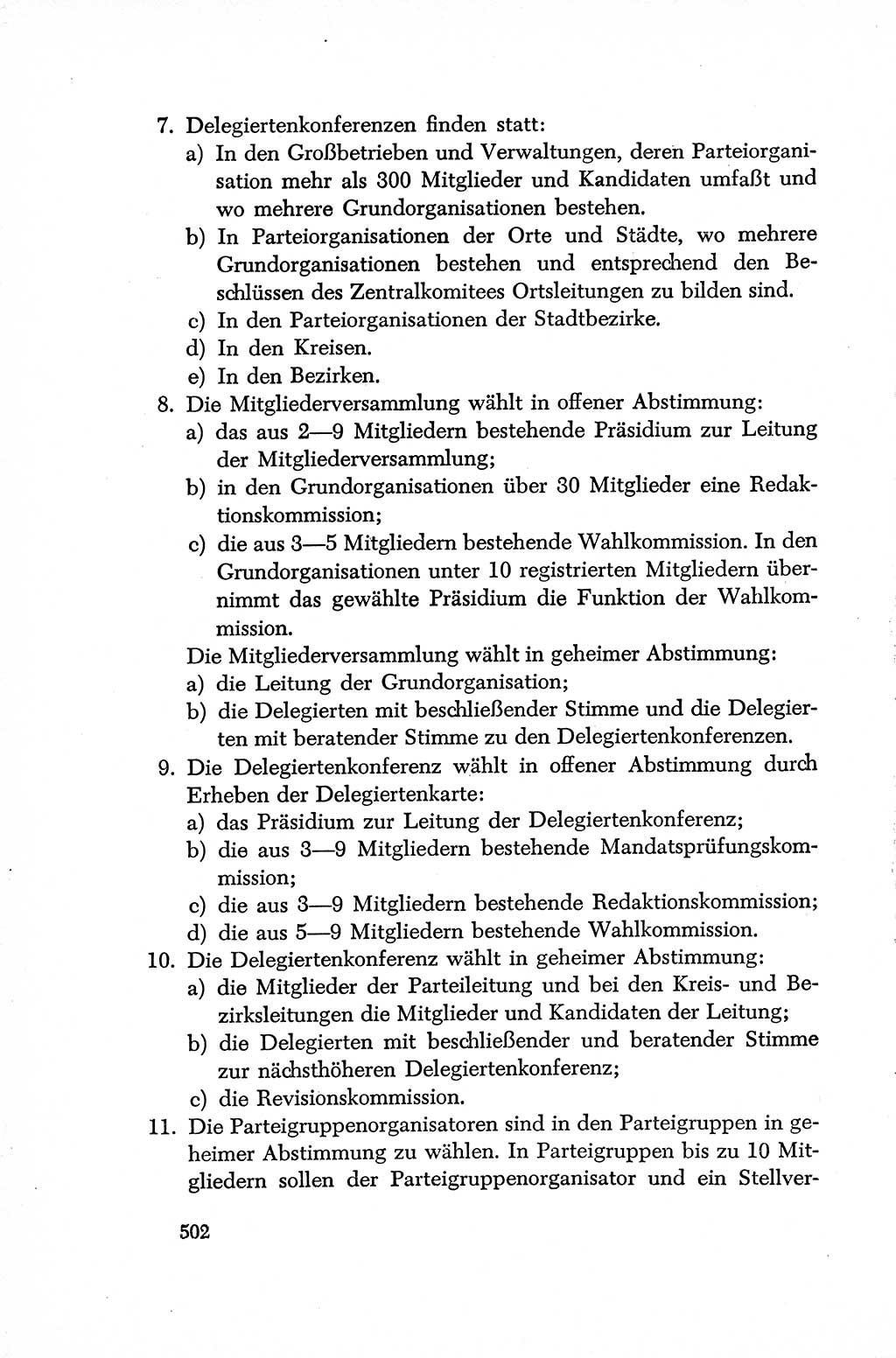 Dokumente der Sozialistischen Einheitspartei Deutschlands (SED) [Deutsche Demokratische Republik (DDR)] 1952-1953, Seite 502 (Dok. SED DDR 1952-1953, S. 502)
