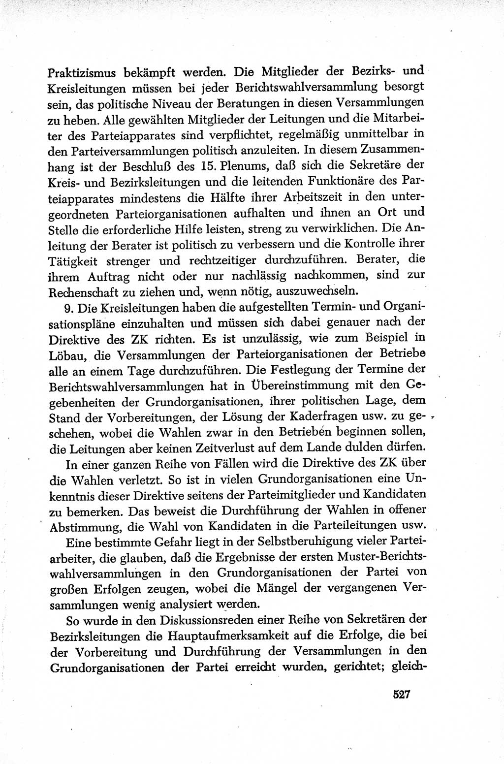 Dokumente der Sozialistischen Einheitspartei Deutschlands (SED) [Deutsche Demokratische Republik (DDR)] 1952-1953, Seite 527 (Dok. SED DDR 1952-1953, S. 527)