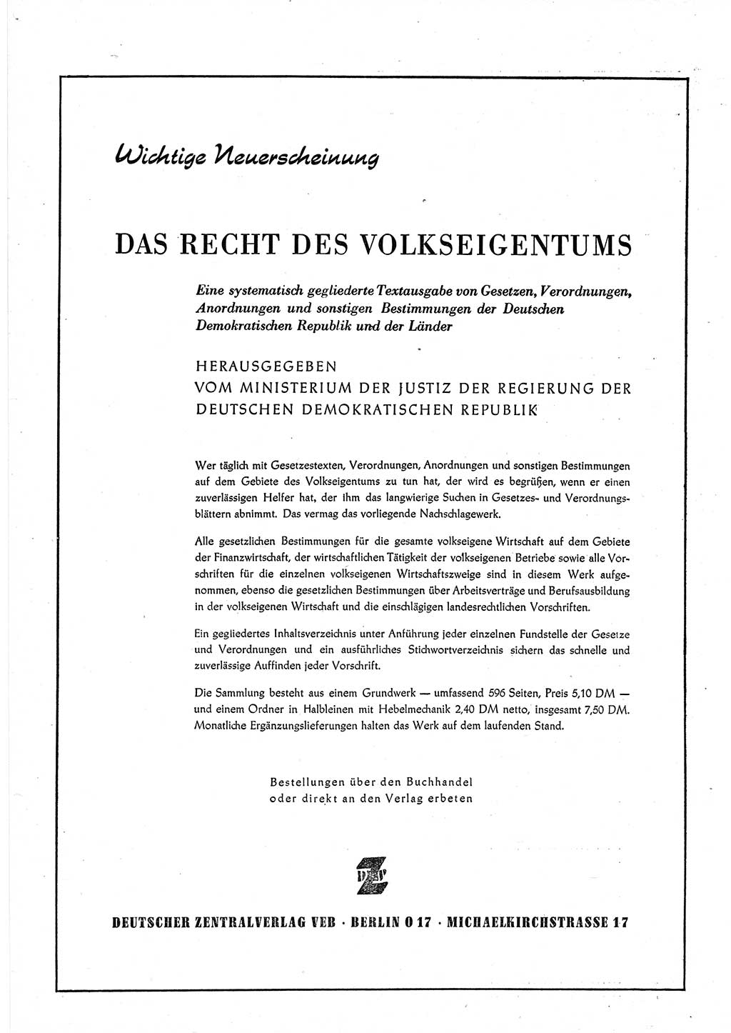 Gesetzblatt (GBl.) der Deutschen Demokratischen Republik (DDR) 1952, Seite 650 (GBl. DDR 1952, S. 650)
