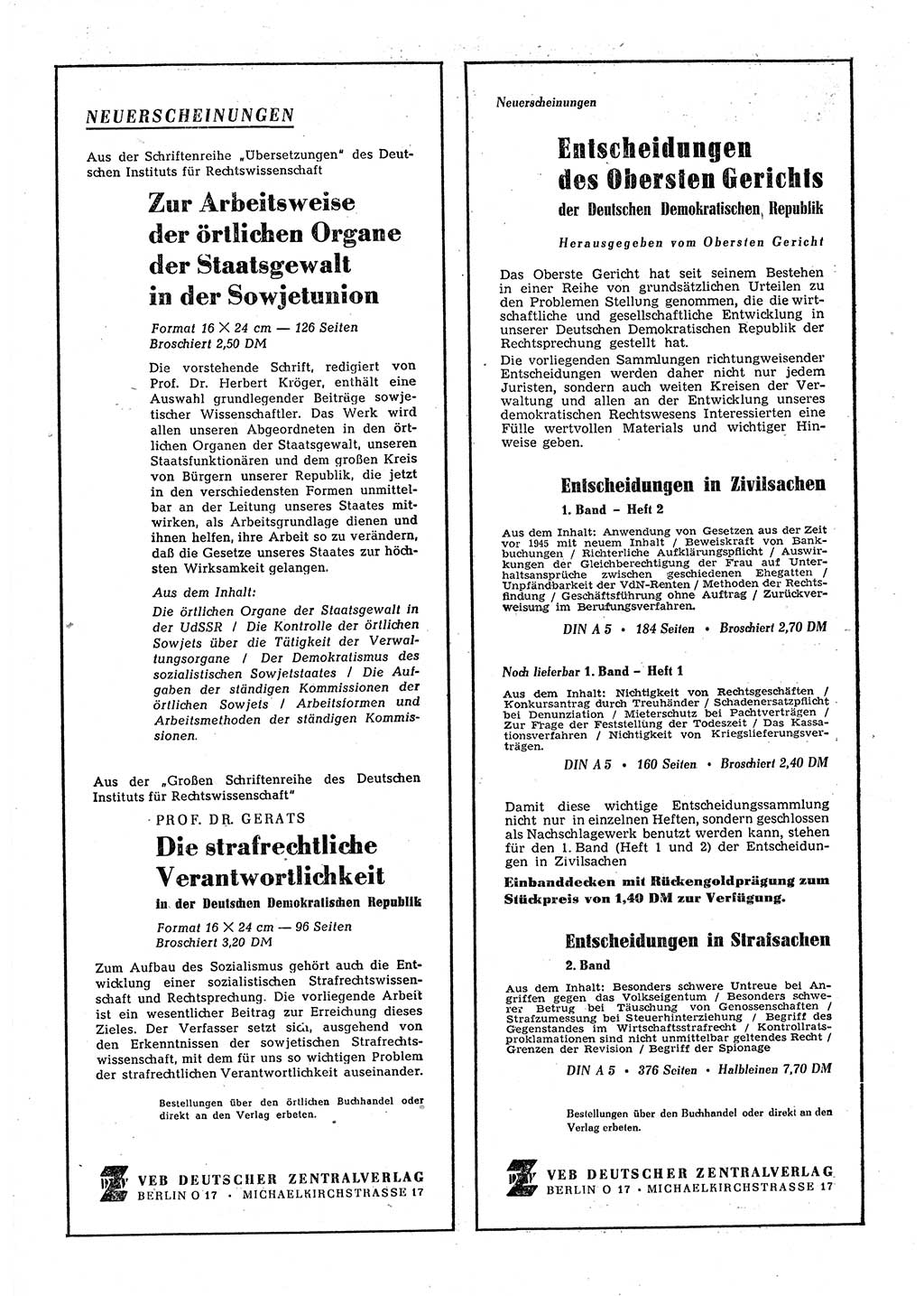 Gesetzblatt (GBl.) der Deutschen Demokratischen Republik (DDR) 1952, Seite 1346 (GBl. DDR 1952, S. 1346)