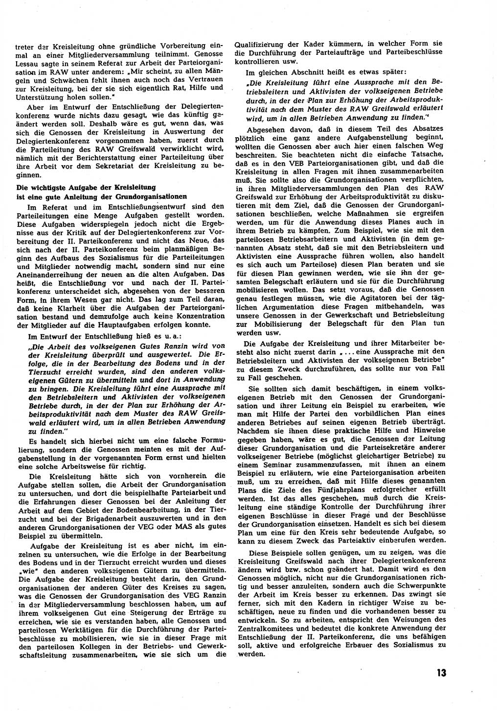 Neuer Weg (NW), Halbmonatsschrift für aktuelle Fragen der Arbeiterbewegung [Zentralkomitee (ZK) Sozialistische Einheitspartei Deutschlands (SED)], 7. Jahrgang [Deutsche Demokratische Republik (DDR)] 1952, Heft 18/13 (NW ZK SED DDR 1952, H. 18/13)