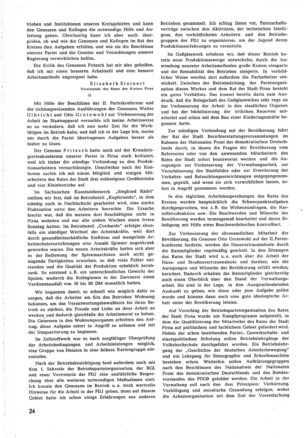 Neuer Weg (NW), Organ des Zentralkomitees (ZK) [Sozialistische Einheitspartei Deutschlands (SED)] für alle Parteiarbeiter, 8. Jahrgang [Deutsche Demokratische Republik (DDR)] 1953, Heft 2/24 (NW ZK SED DDR 1953, H. 2/24)