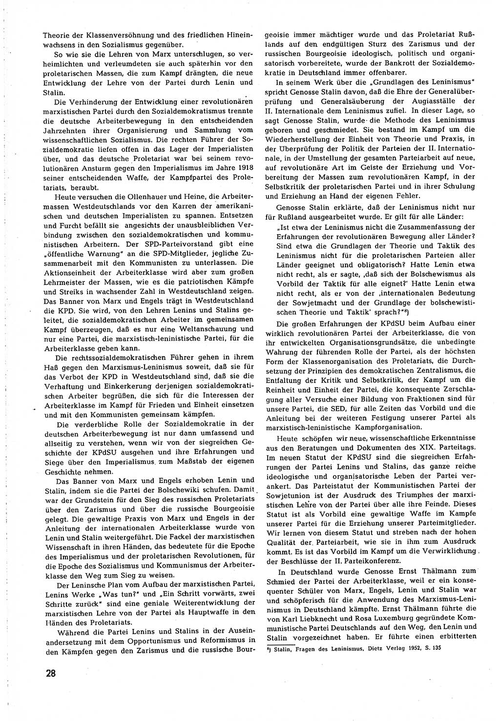 Neuer Weg (NW), Organ des Zentralkomitees (ZK) [Sozialistische Einheitspartei Deutschlands (SED)] für alle Parteiarbeiter, 8. Jahrgang [Deutsche Demokratische Republik (DDR)] 1953, Heft 5/28 (NW ZK SED DDR 1953, H. 5/28)