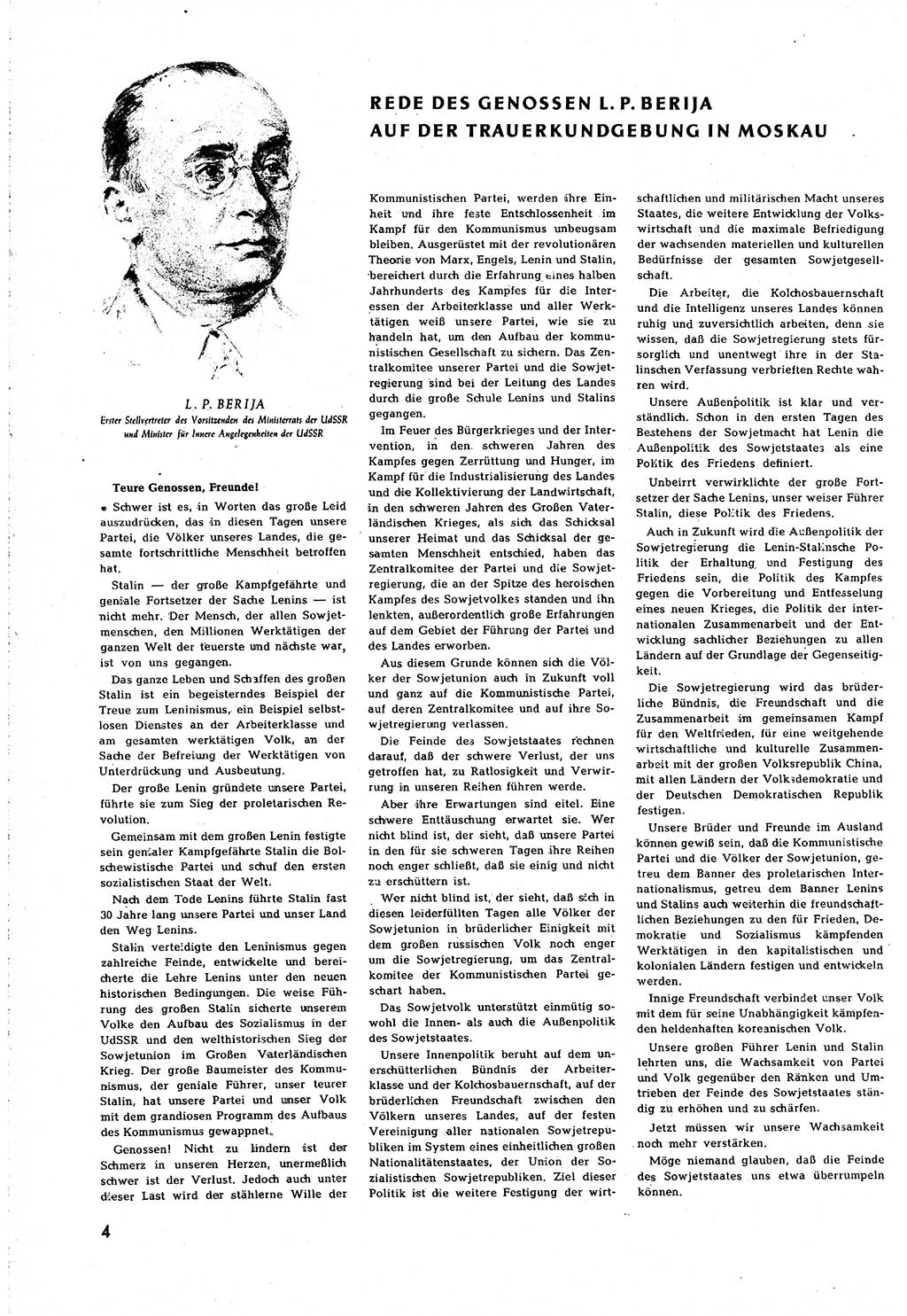 Neuer Weg (NW), Organ des Zentralkomitees (ZK) [Sozialistische Einheitspartei Deutschlands (SED)] für alle Parteiarbeiter, 8. Jahrgang [Deutsche Demokratische Republik (DDR)] 1953, Heft 6/4 (NW ZK SED DDR 1953, H. 6/4)