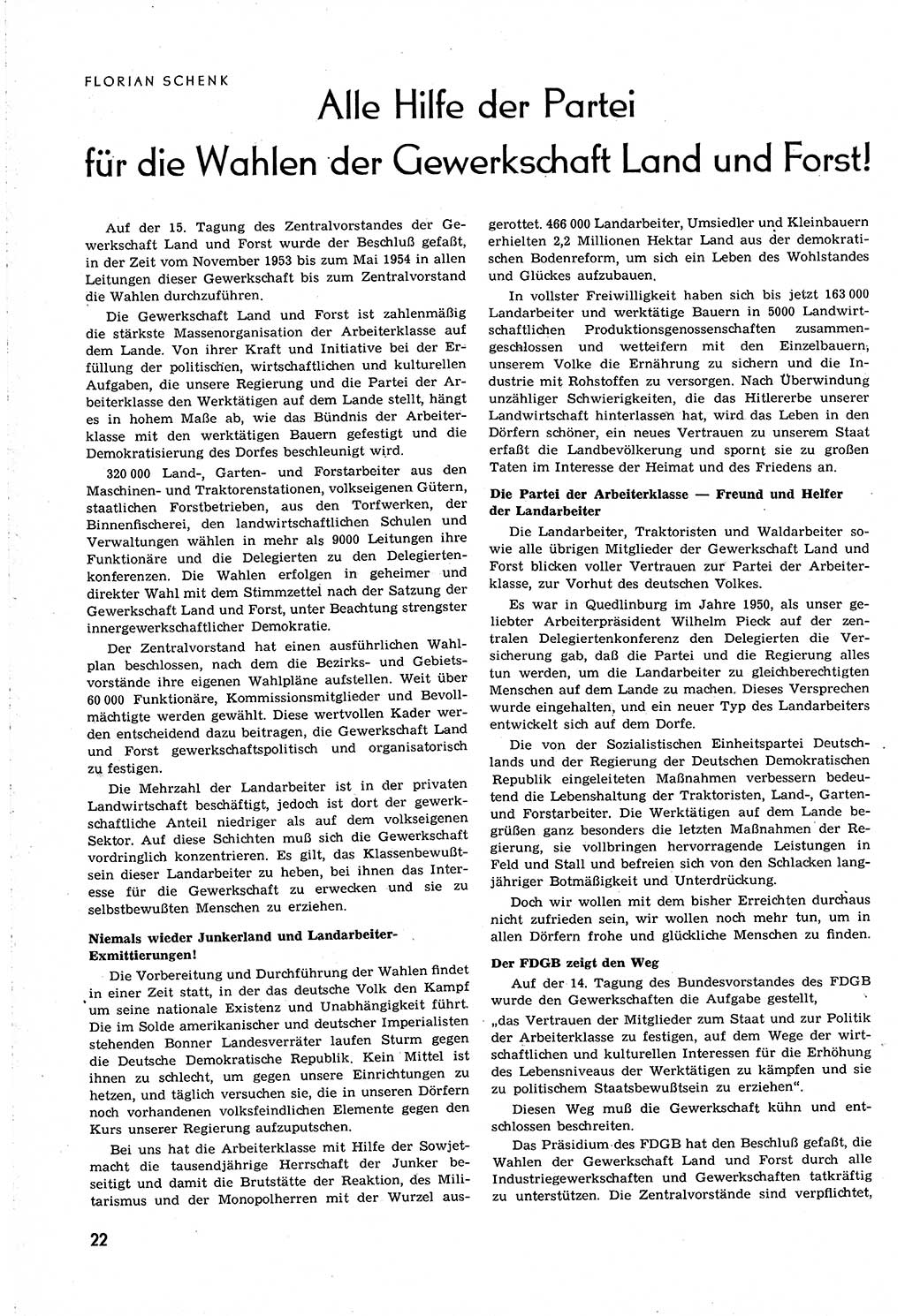 Neuer Weg (NW), Organ des Zentralkomitees (ZK) [Sozialistische Einheitspartei Deutschlands (SED)] für alle Parteiarbeiter, 8. Jahrgang [Deutsche Demokratische Republik (DDR)] 1953, Heft 21/22 (NW ZK SED DDR 1953, H. 21/22)
